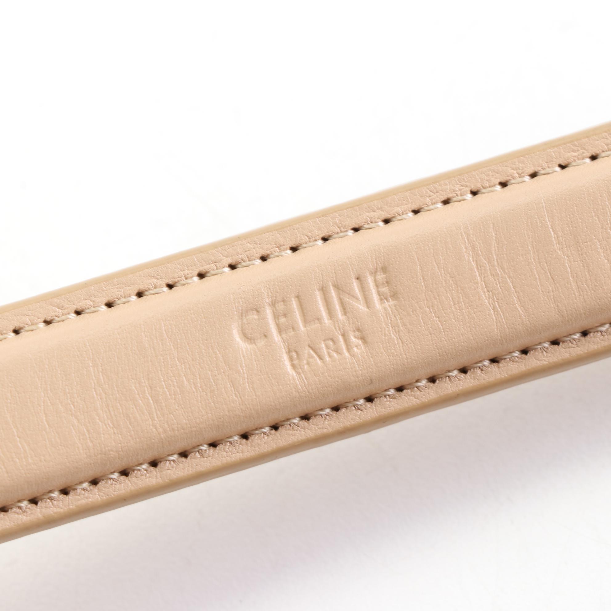 Celine C Bag in Quilted Calfskin Leather