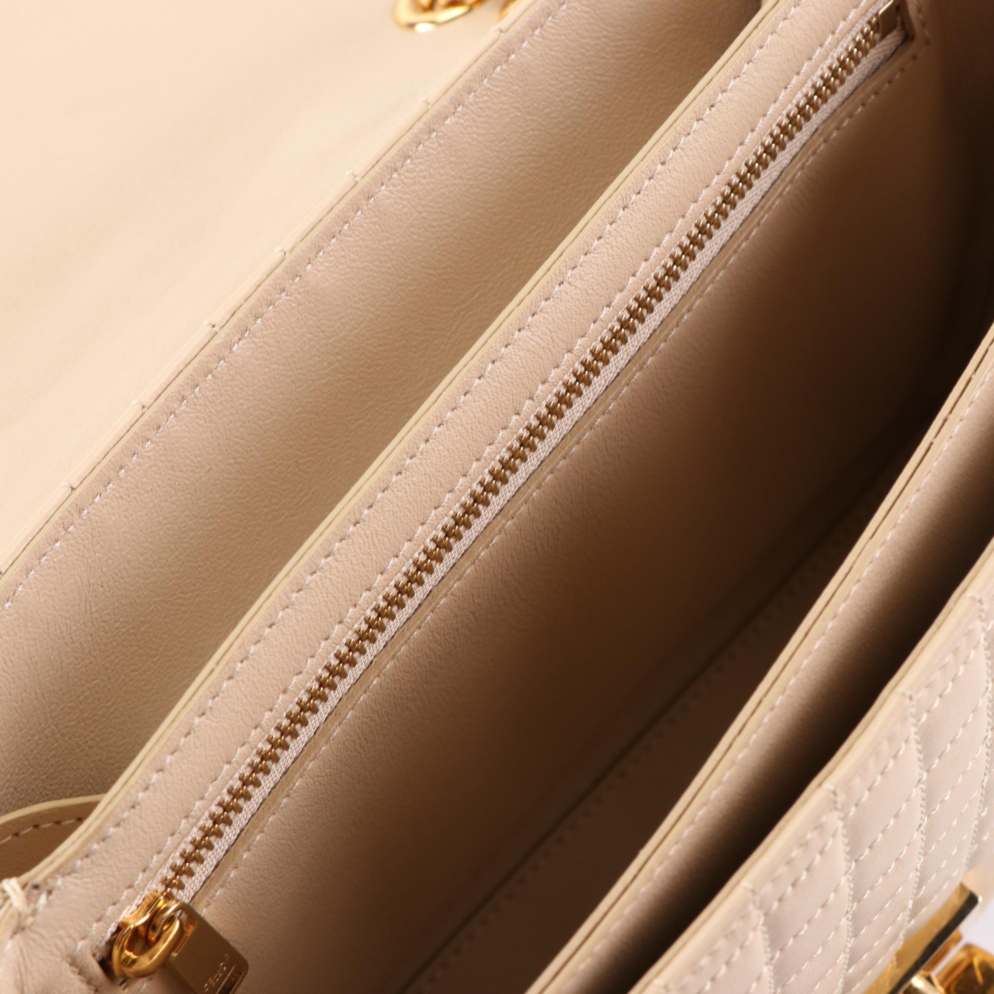 Celine C Bag in Quilted Calfskin Leather