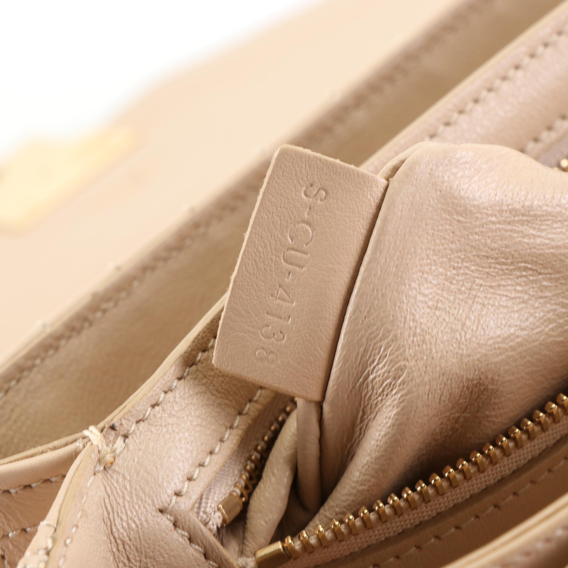 Celine C Bag in Quilted Calfskin Leather