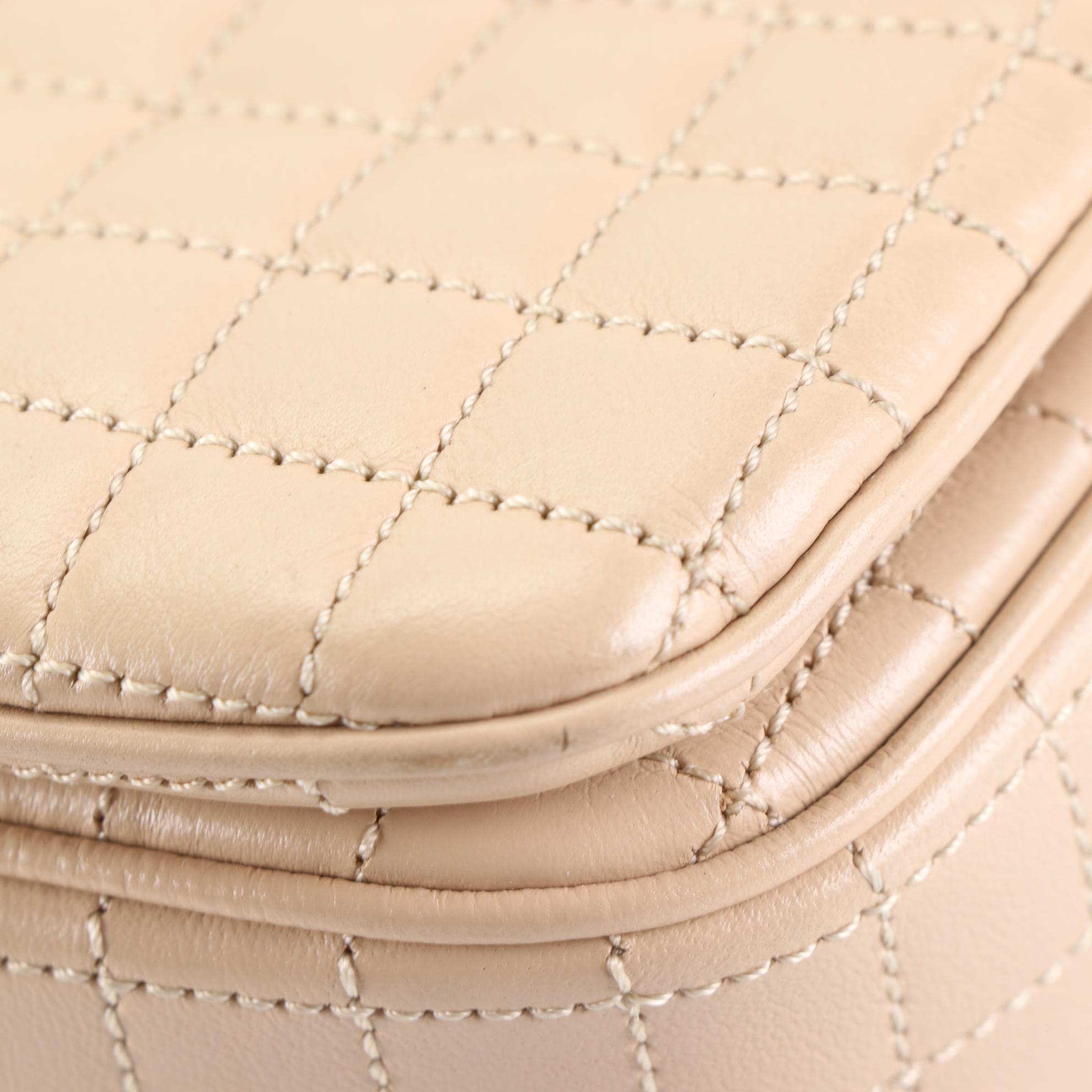 Celine C Bag in Quilted Calfskin Leather