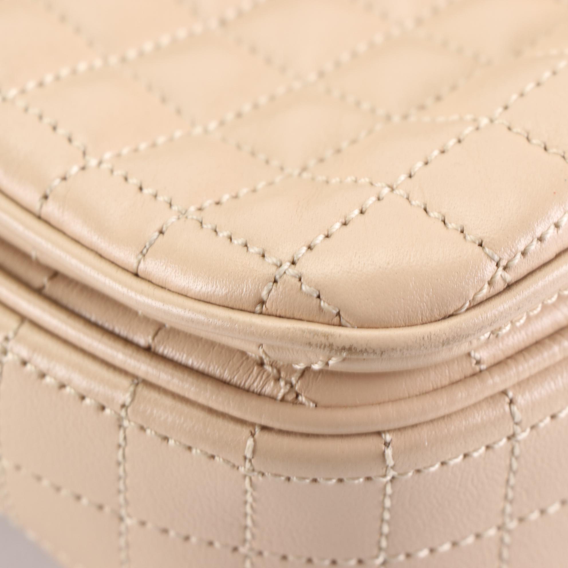 Celine C Bag in Quilted Calfskin Leather
