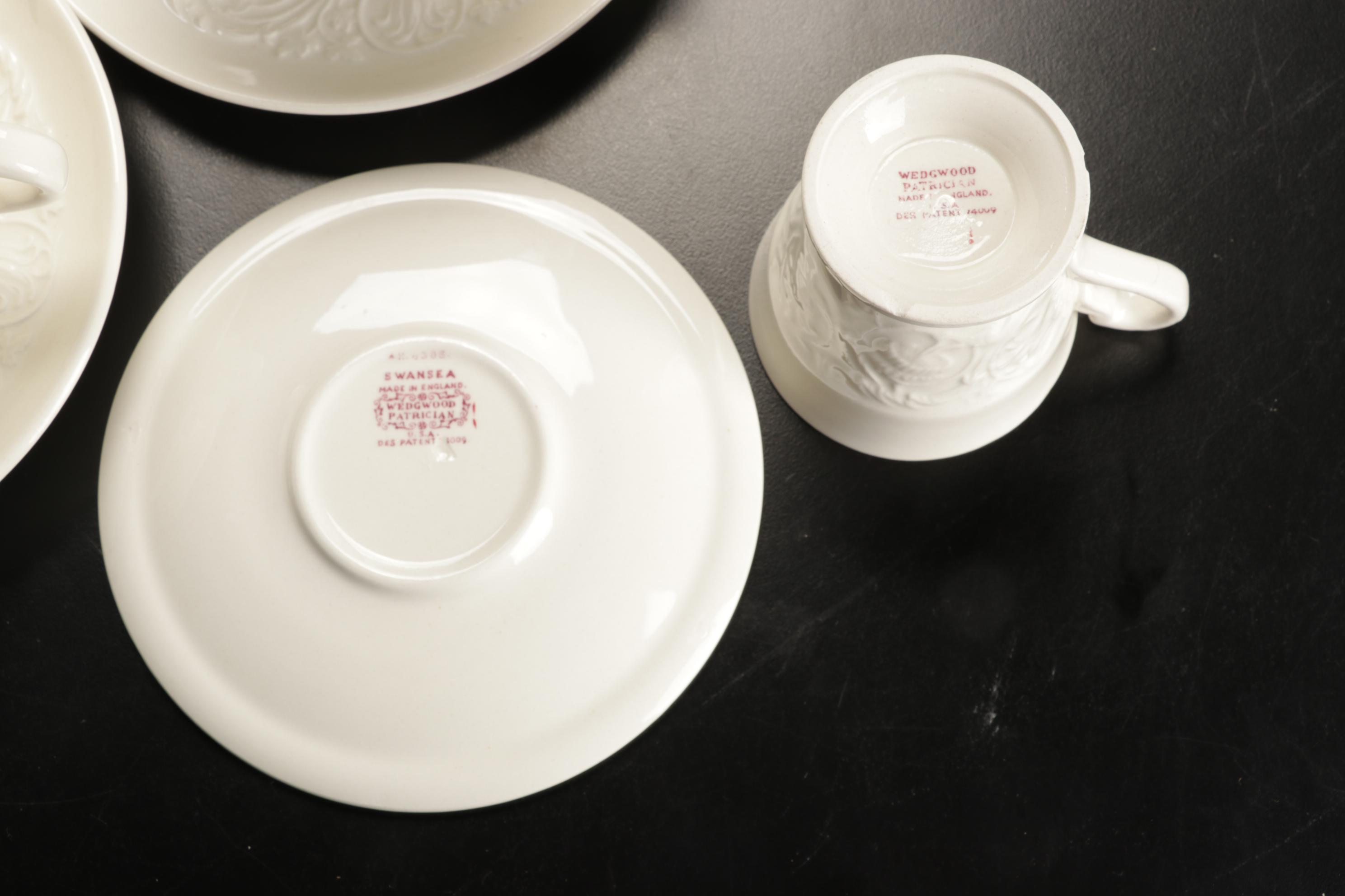 Wedgwood "Swansea" Dinnerware, Mid to Late 20th Century
