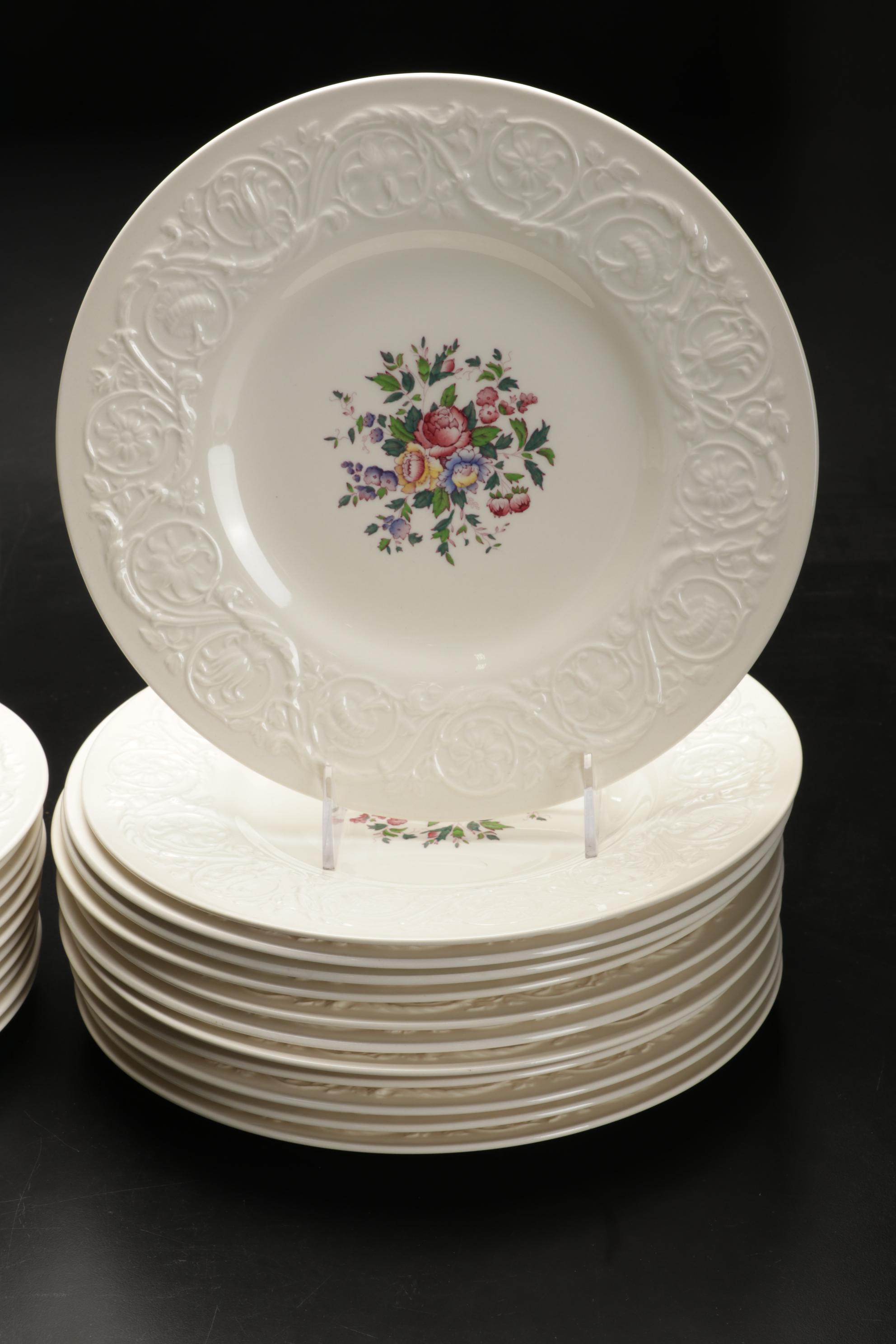 Wedgwood "Swansea" Dinnerware, Mid to Late 20th Century