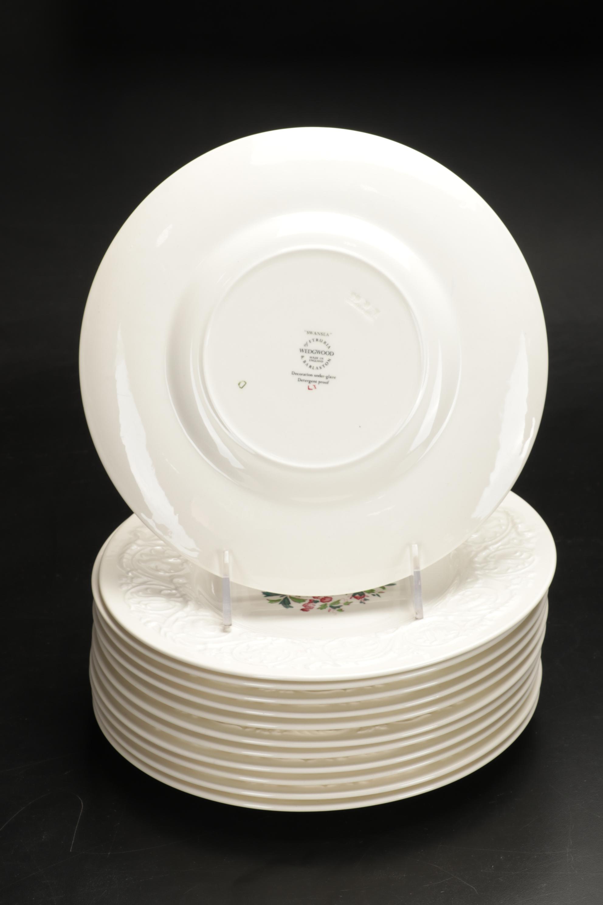 Wedgwood "Swansea" Dinnerware, Mid to Late 20th Century