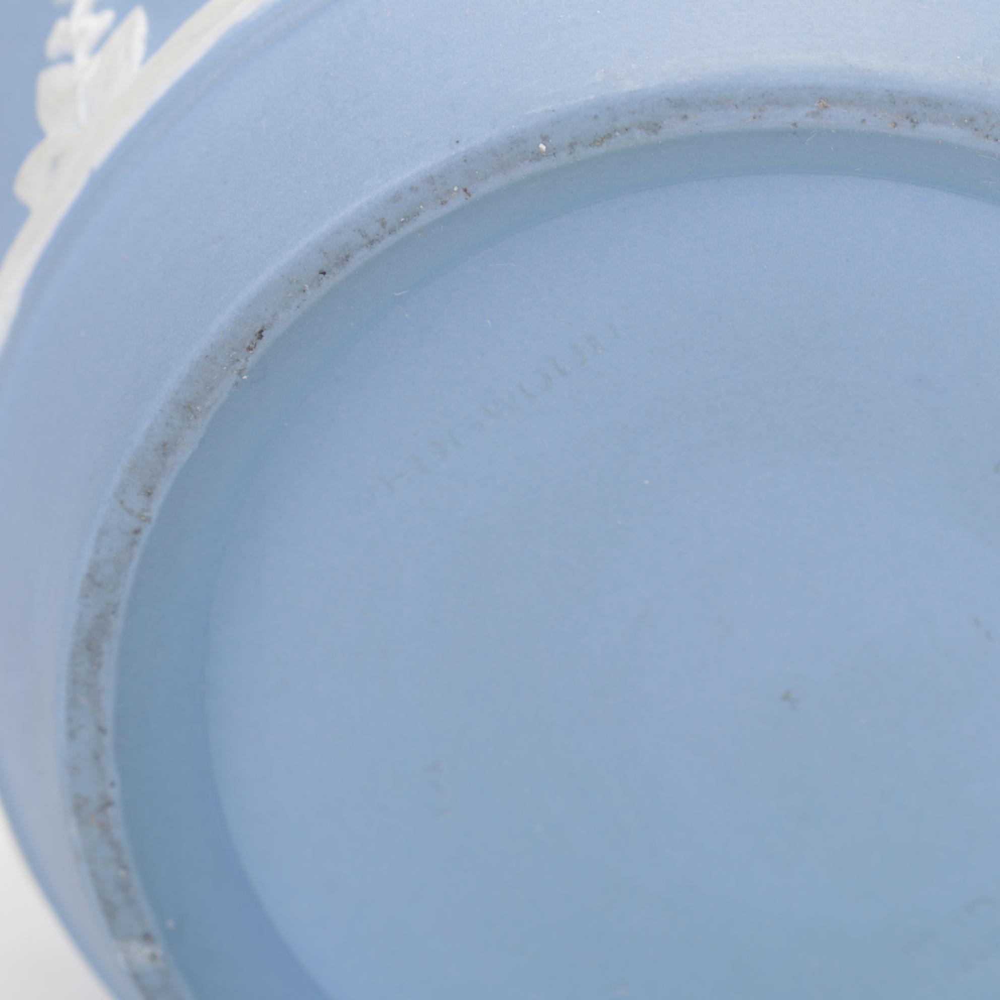 Perry Coyle Glass Plate with Wedgwood Tableware and Other Figurines