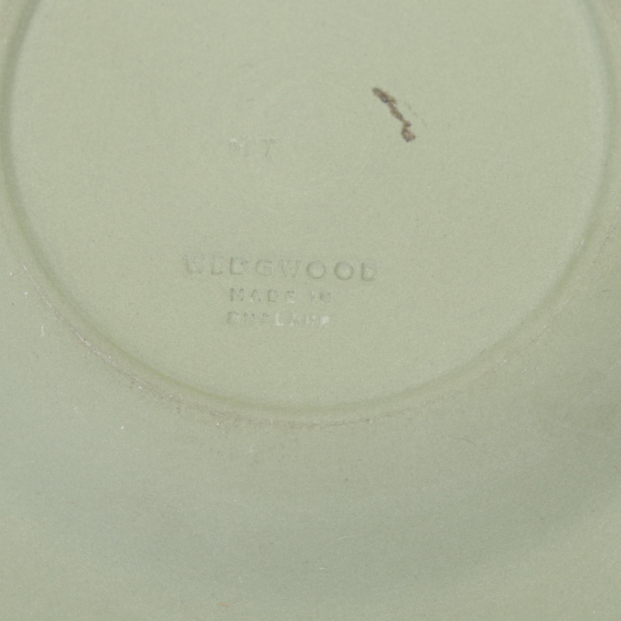 Perry Coyle Glass Plate with Wedgwood Tableware and Other Figurines