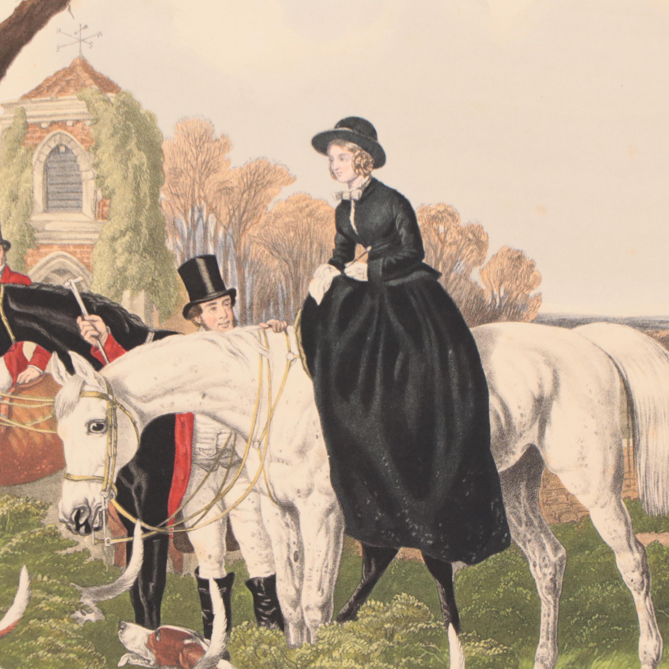 Hand-Colored Lithographs After John Frederick Herring, Sr.