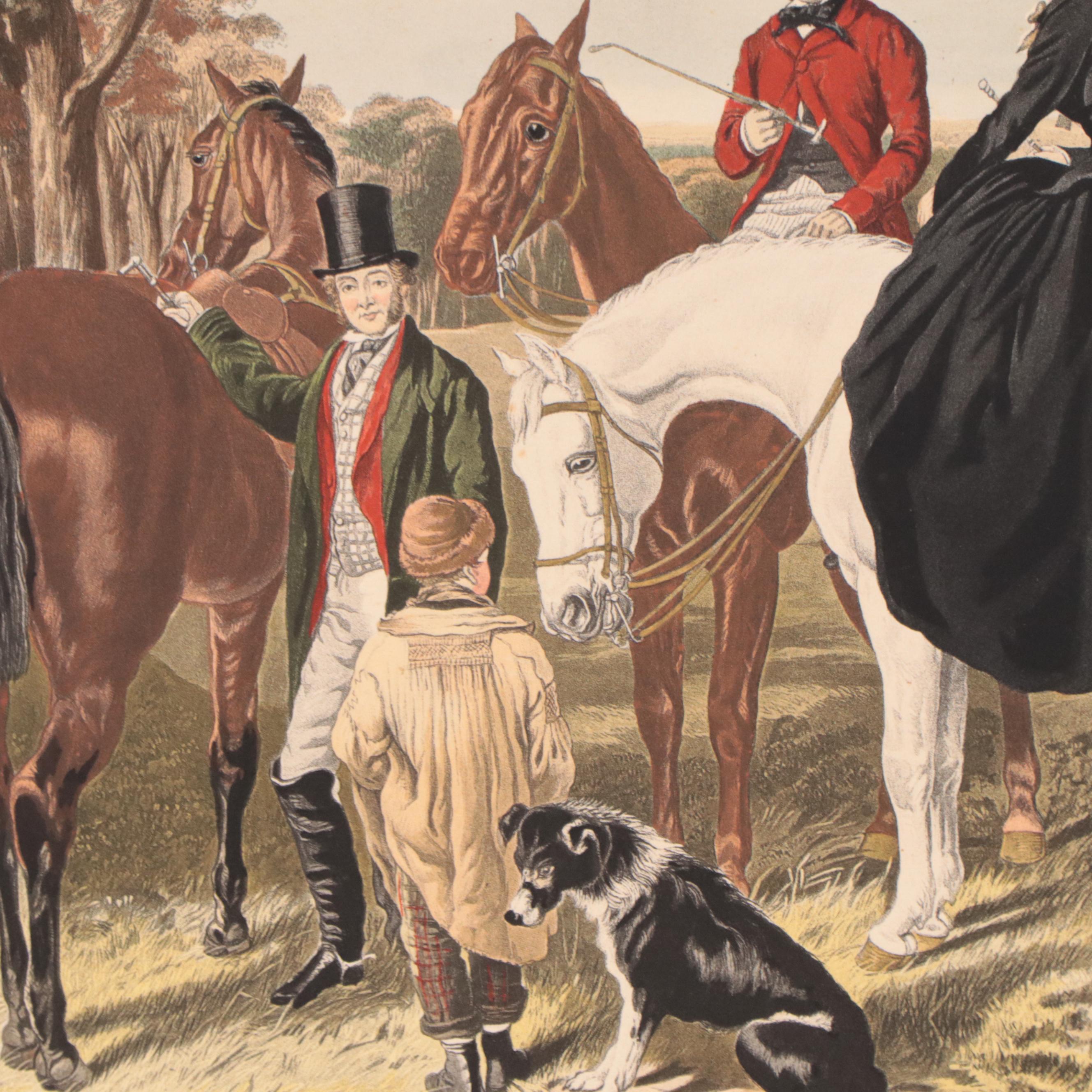 Hand-Colored Lithographs After John Frederick Herring, Sr.