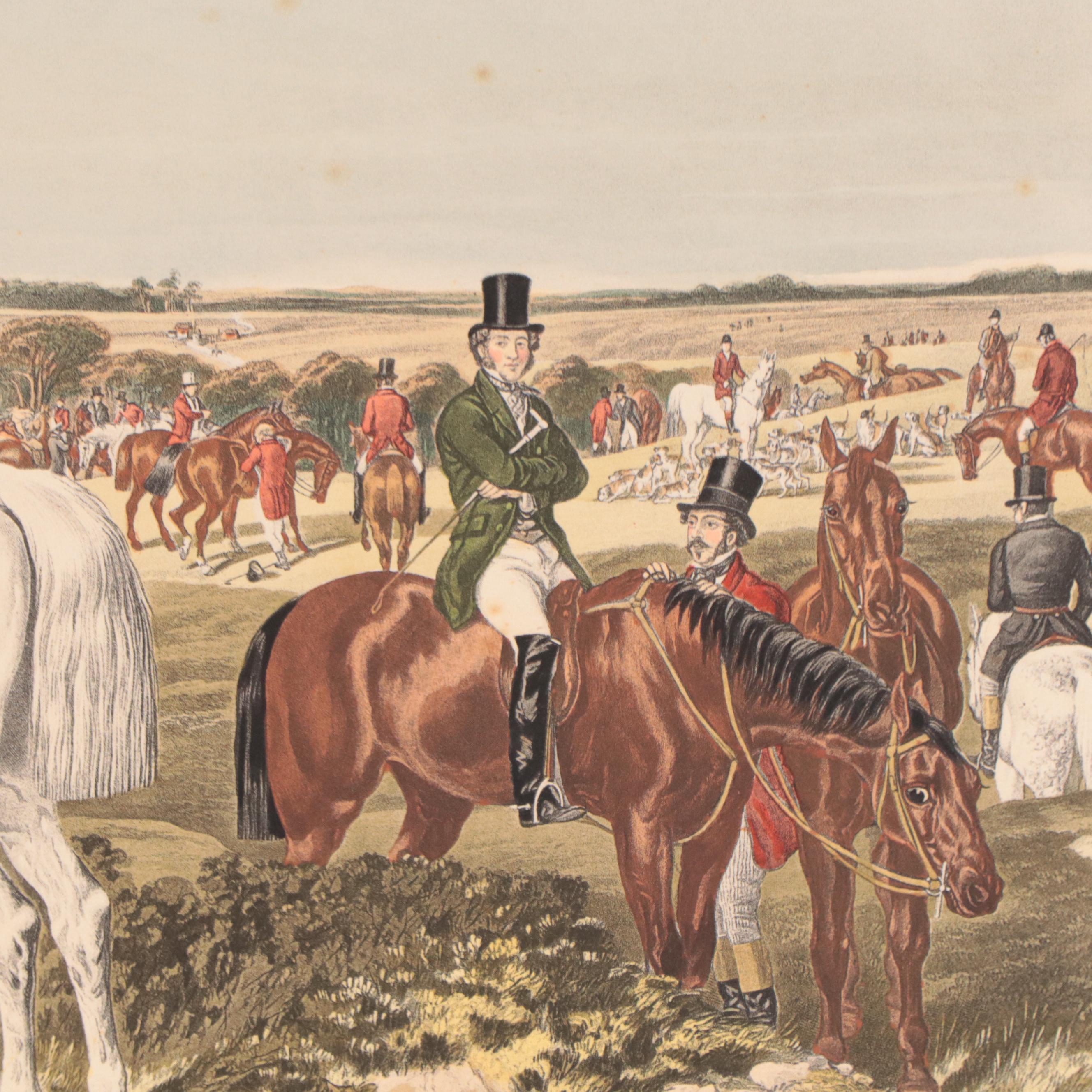 Hand-Colored Lithographs After John Frederick Herring, Sr.