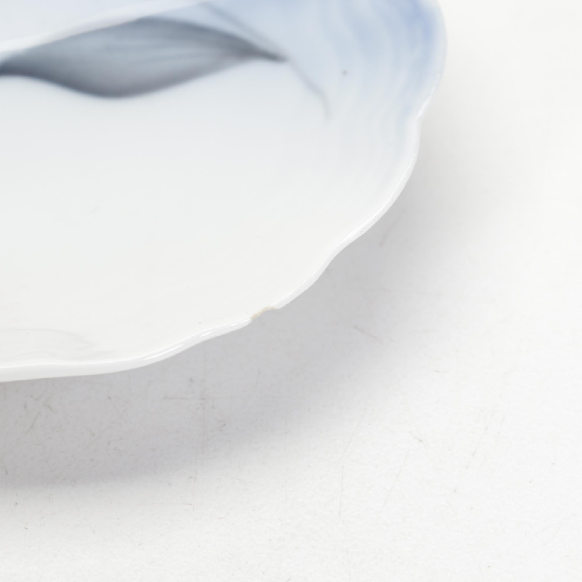 Perry Coyle Glass Plate with Wedgwood Tableware and Other Figurines