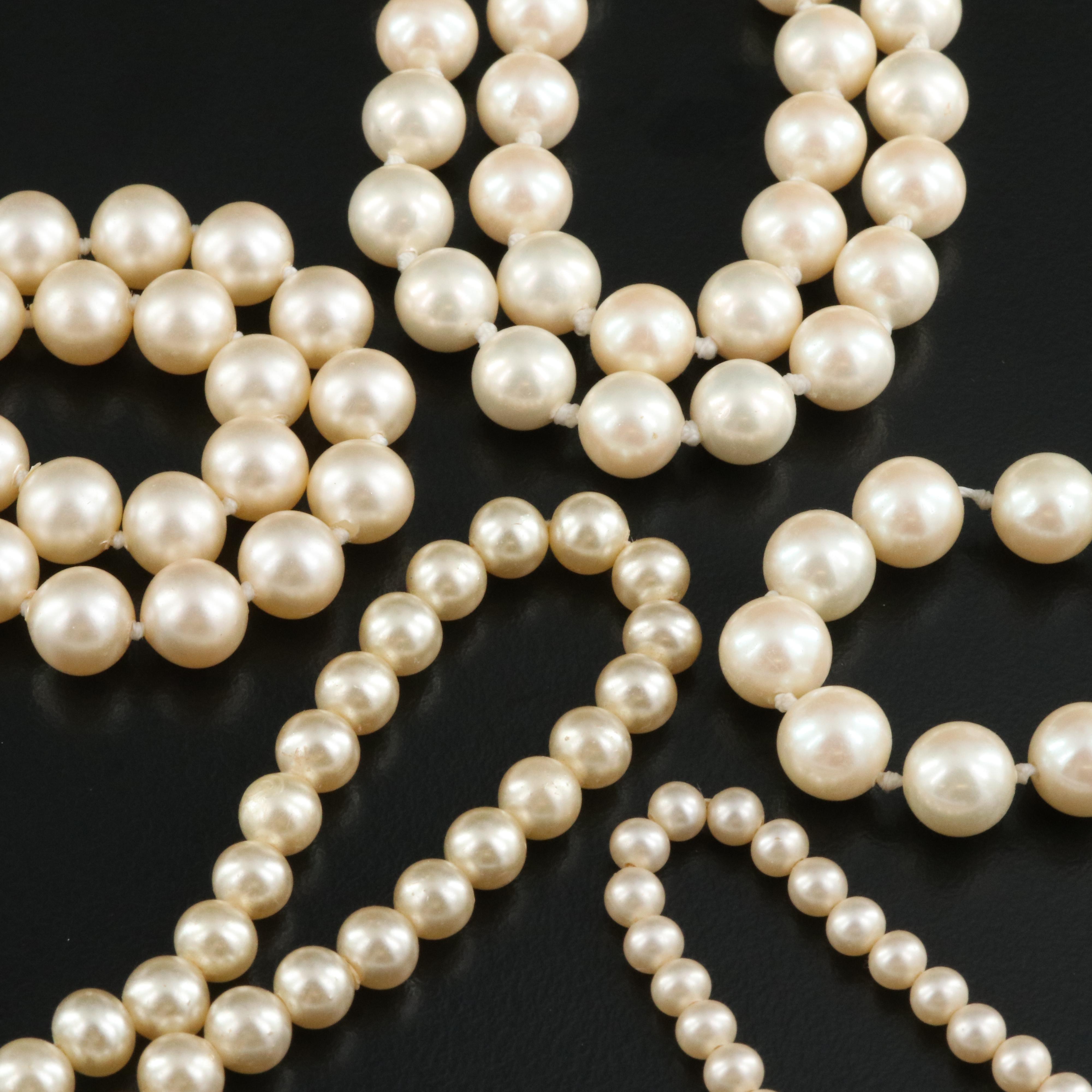 Vintage Grouping Including Crown Trifari, Faux Pearl, Rhinestone and Glass