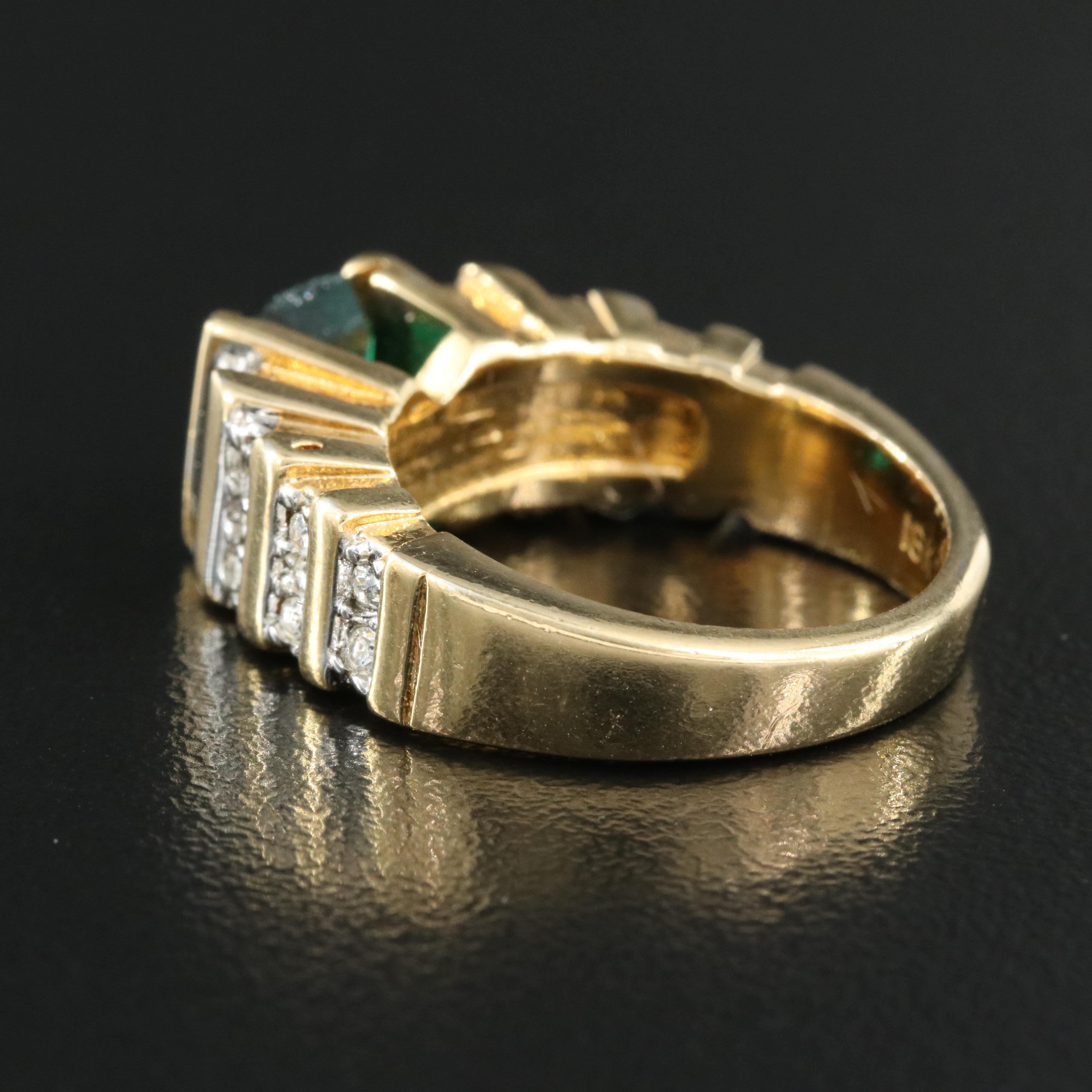 Vintage Grouping Including Crown Trifari, Faux Pearl, Rhinestone and Glass