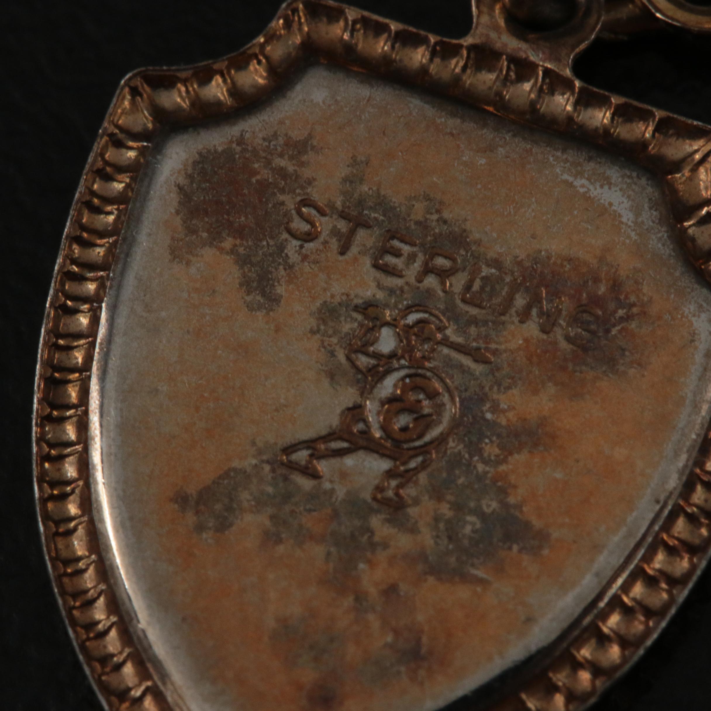 Vintage Service Recognition Pin Collection Including Masonic Pins and Tie tacks