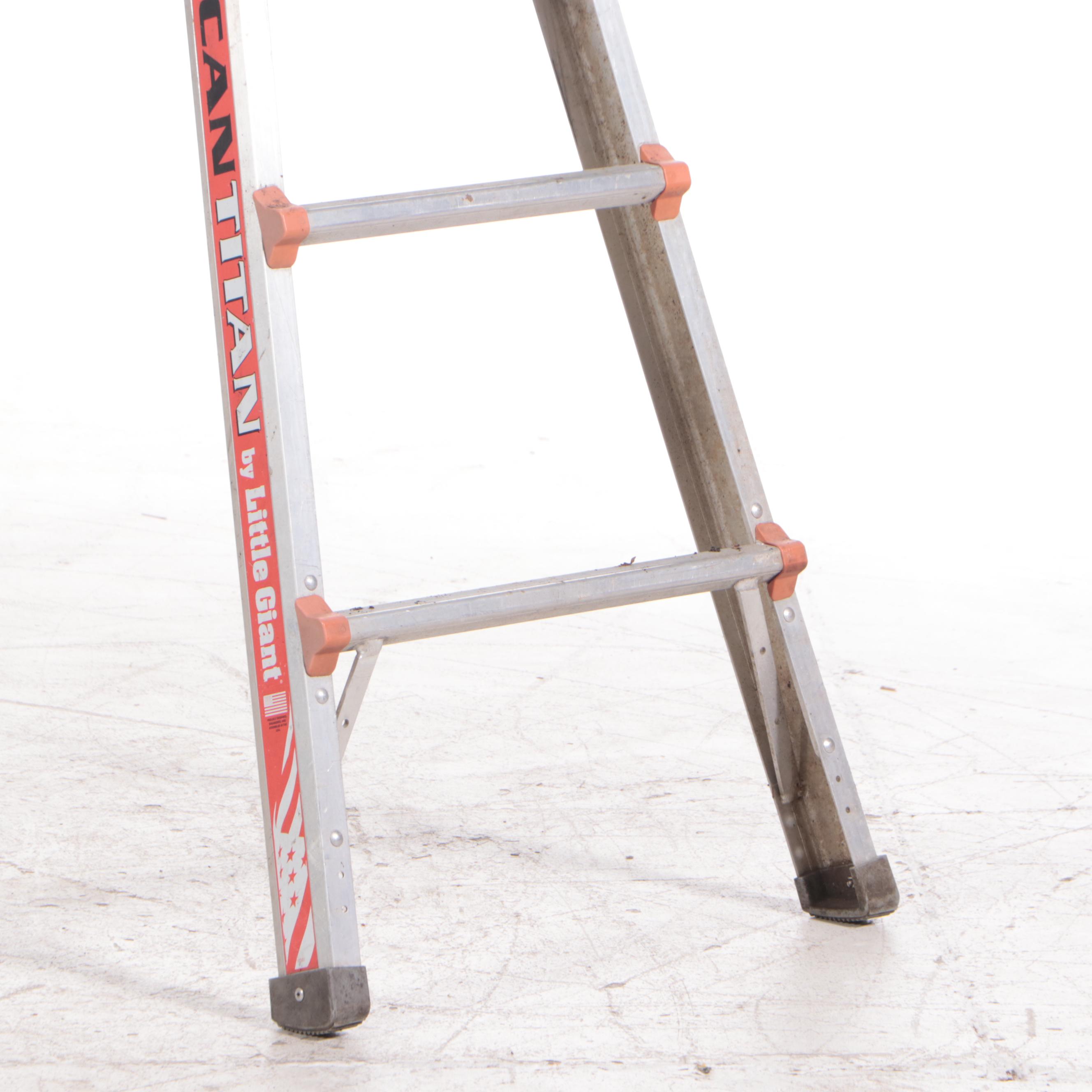 Little Giant "American Titan Model 17" Aluminum Folding Ladder