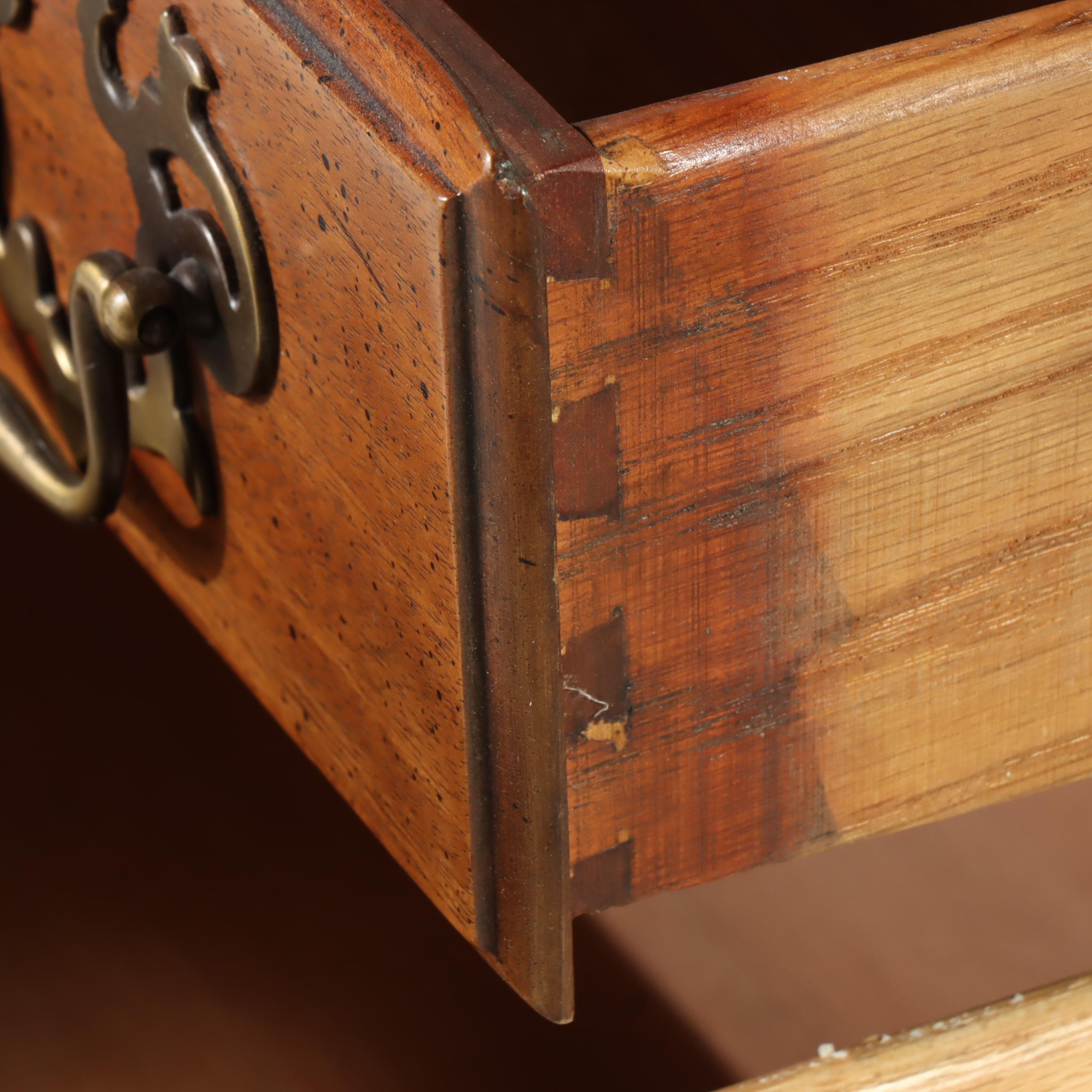 Queen Anne Style Mahogany Lowboy, Late 20th Century
