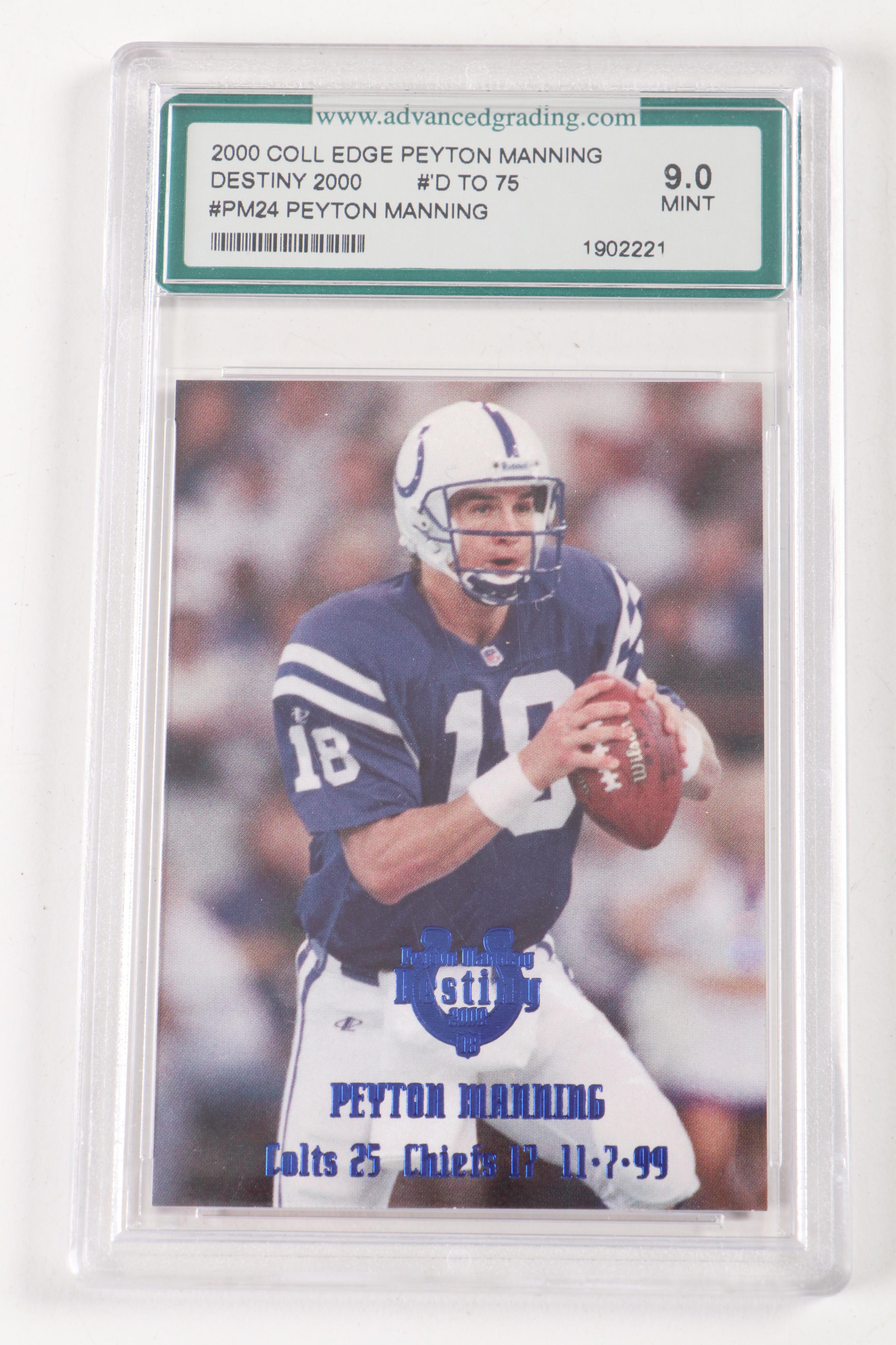 Peyton Manning Limited Football Card with Mark McGwire Bobblehead, and More