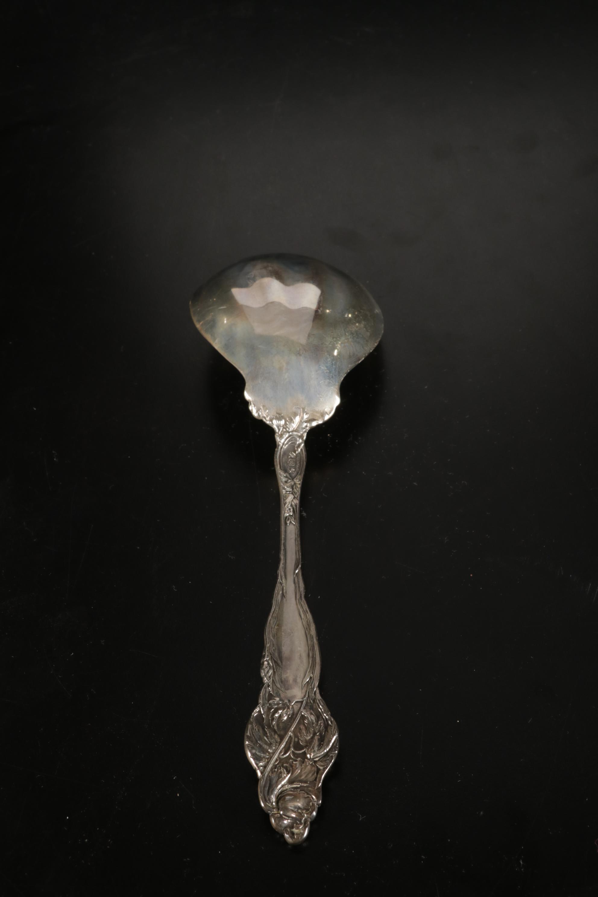 Reed & Barton "Les Six Fleurs" Sterling Silver Salad Set