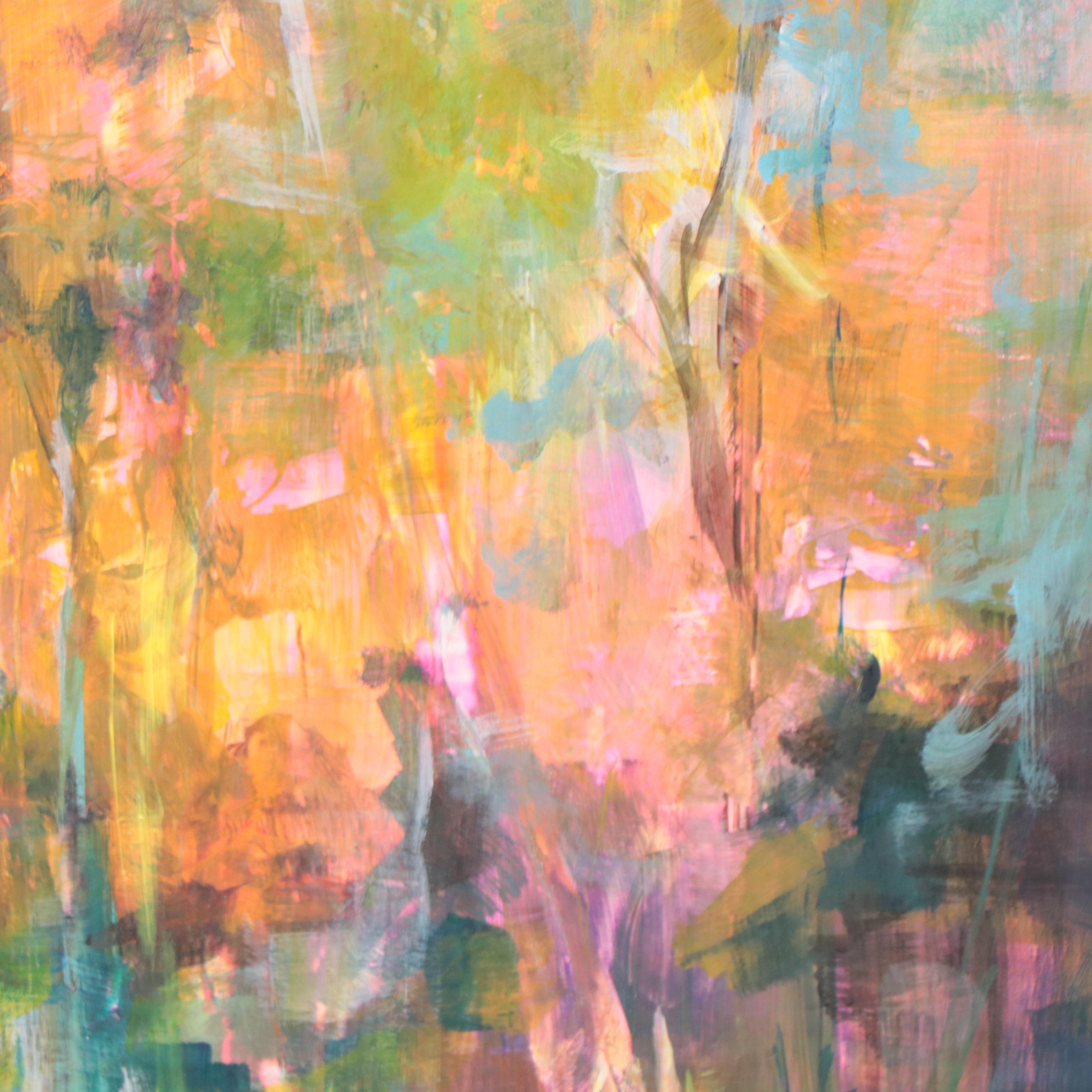 Sharon Jiskra Brooks Abstract Acrylic Landscape Painting