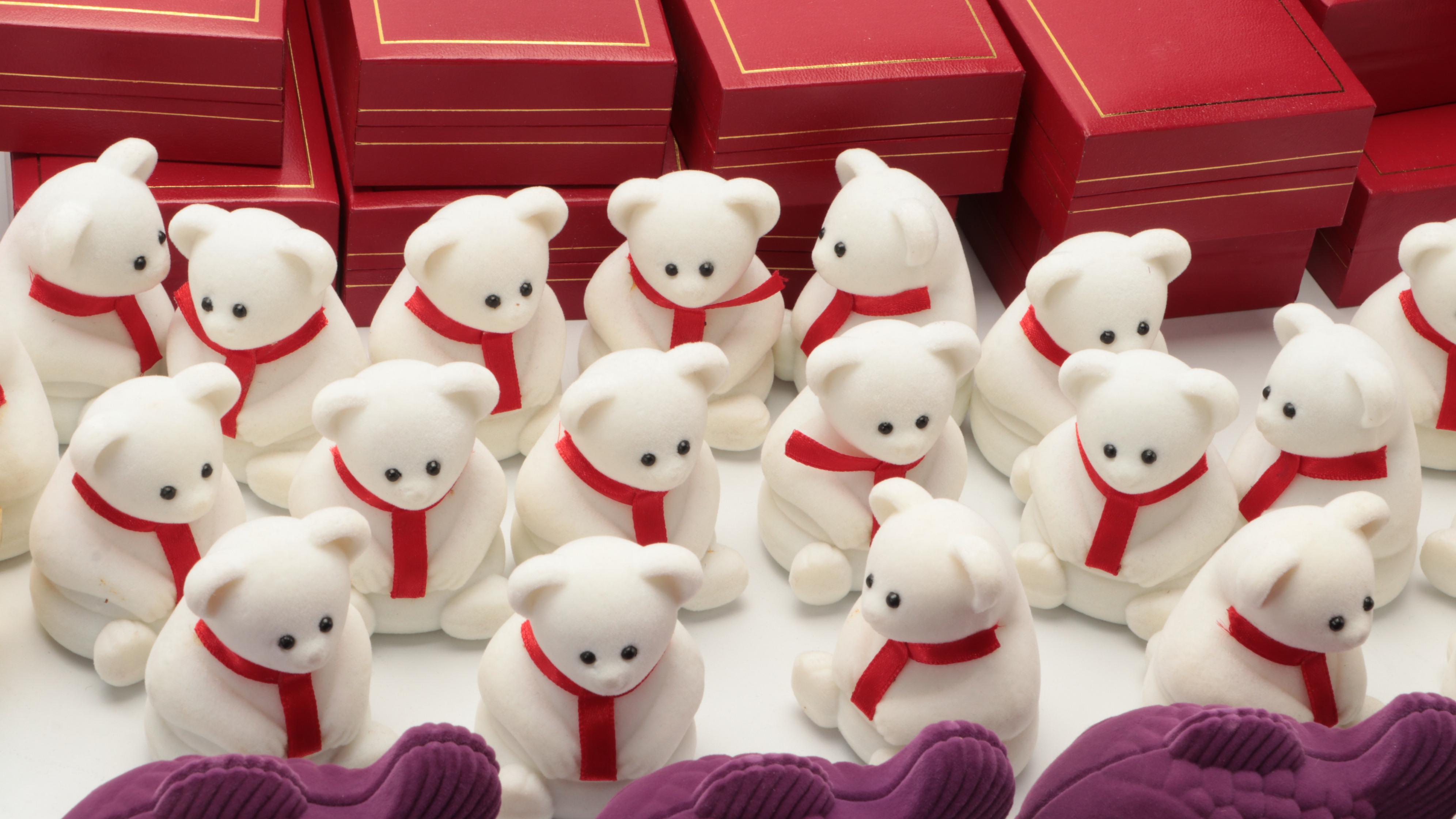 Assorted Fish, Bear, Metallic and Rectangular Jewelry Gift Boxes