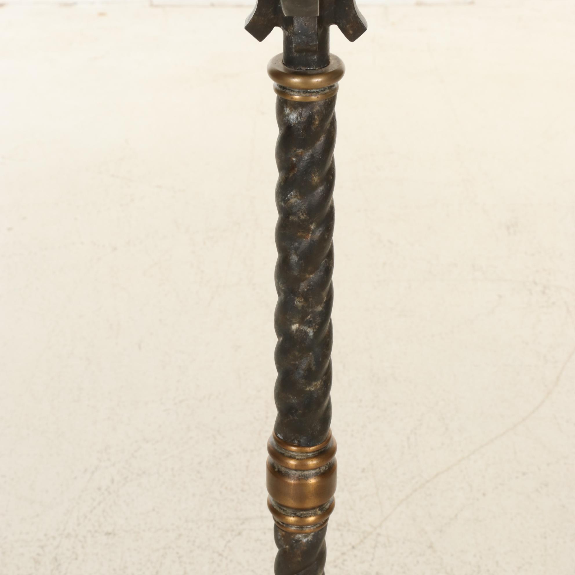 Visual Comfort & Co. Wrought Iron Candelabra Floor Lamp