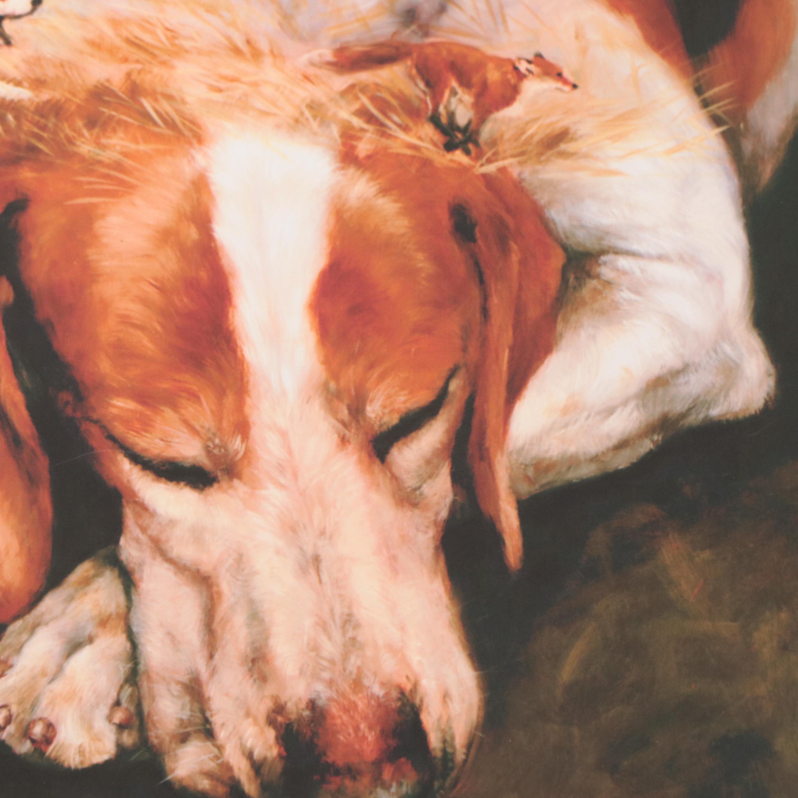 Two Giclées of Dogs After Susan Sponenberg "Coversation" and More