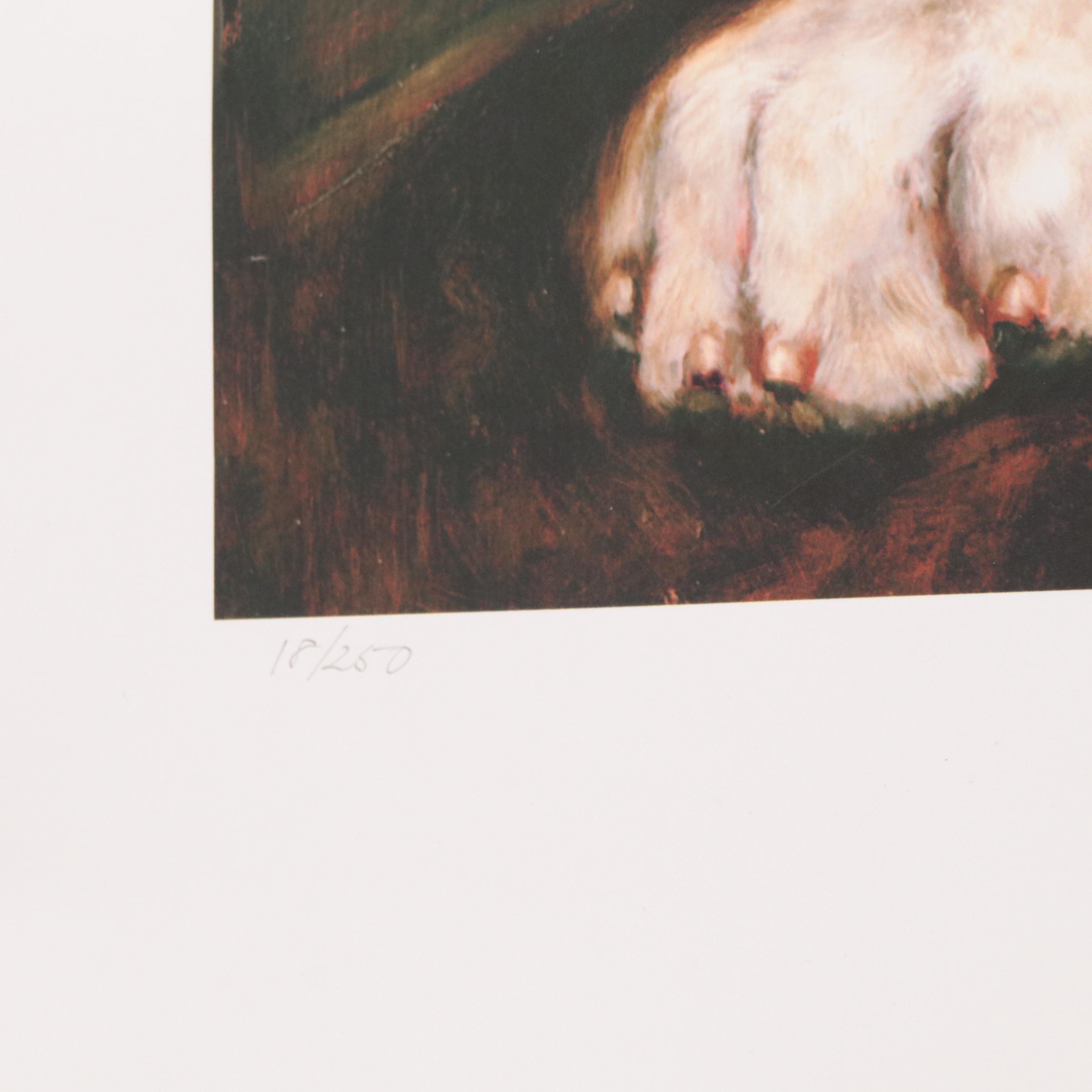 Two Giclées of Dogs After Susan Sponenberg "Coversation" and More