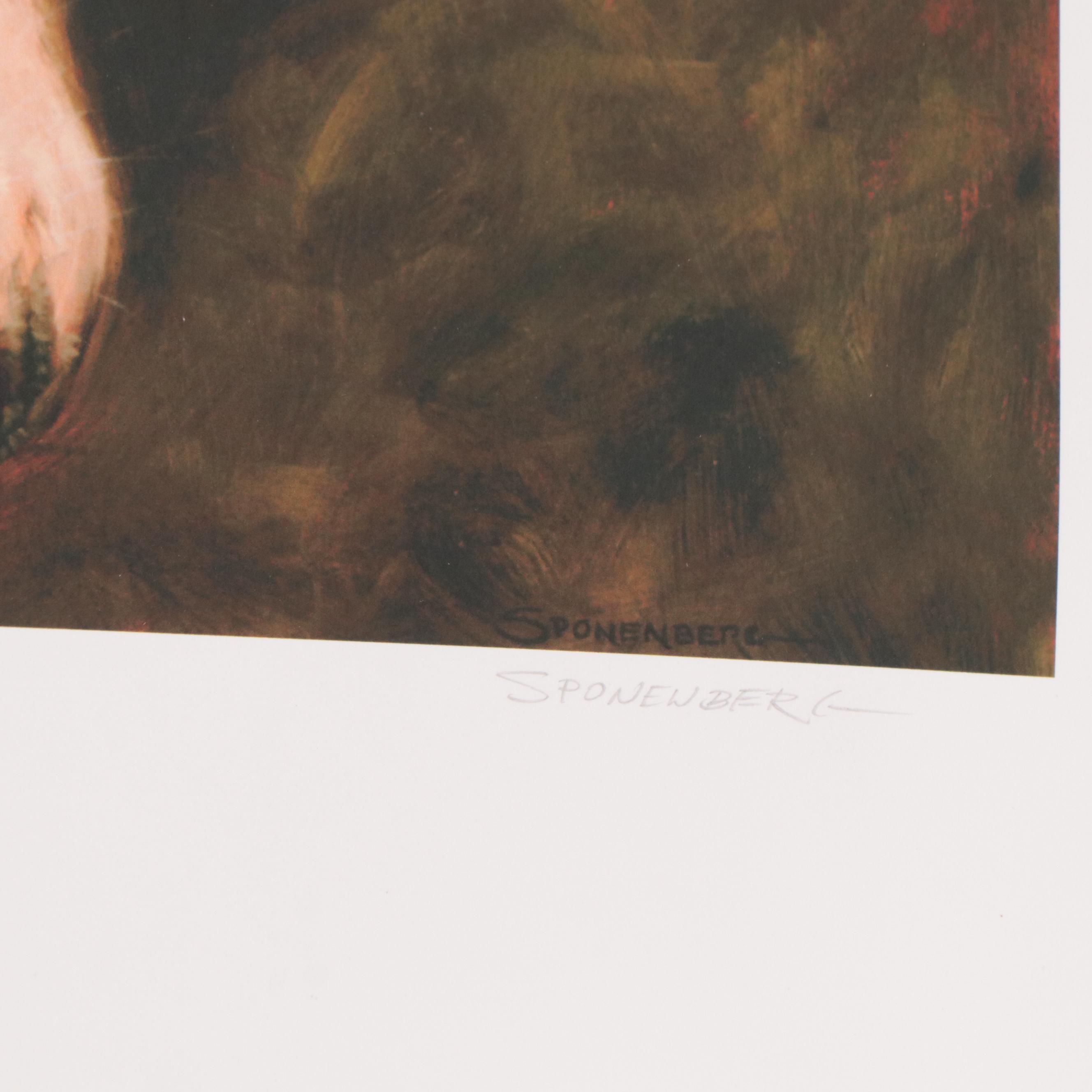 Two Giclées of Dogs After Susan Sponenberg "Coversation" and More