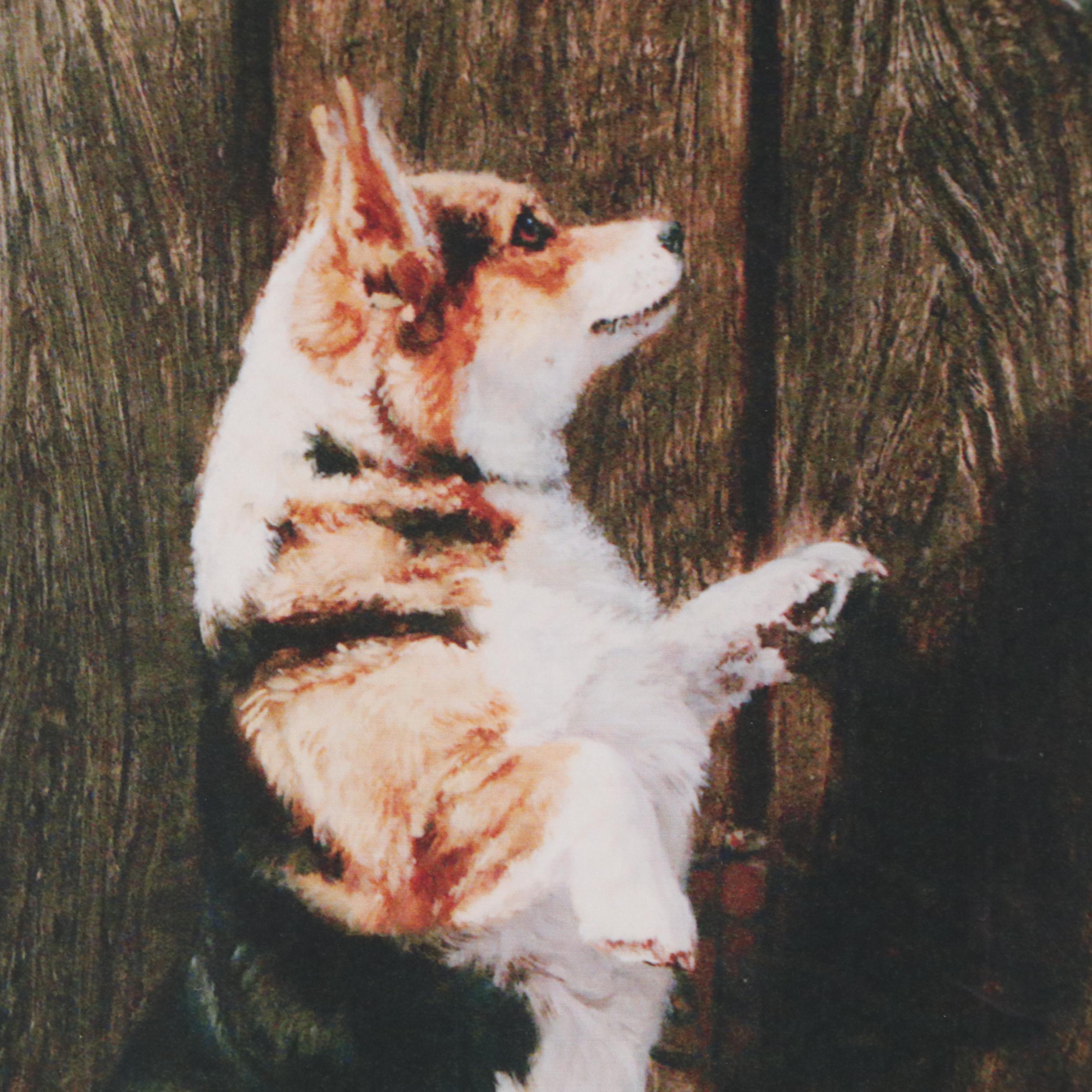 Two Giclées of Dogs After Susan Sponenberg "Coversation" and More