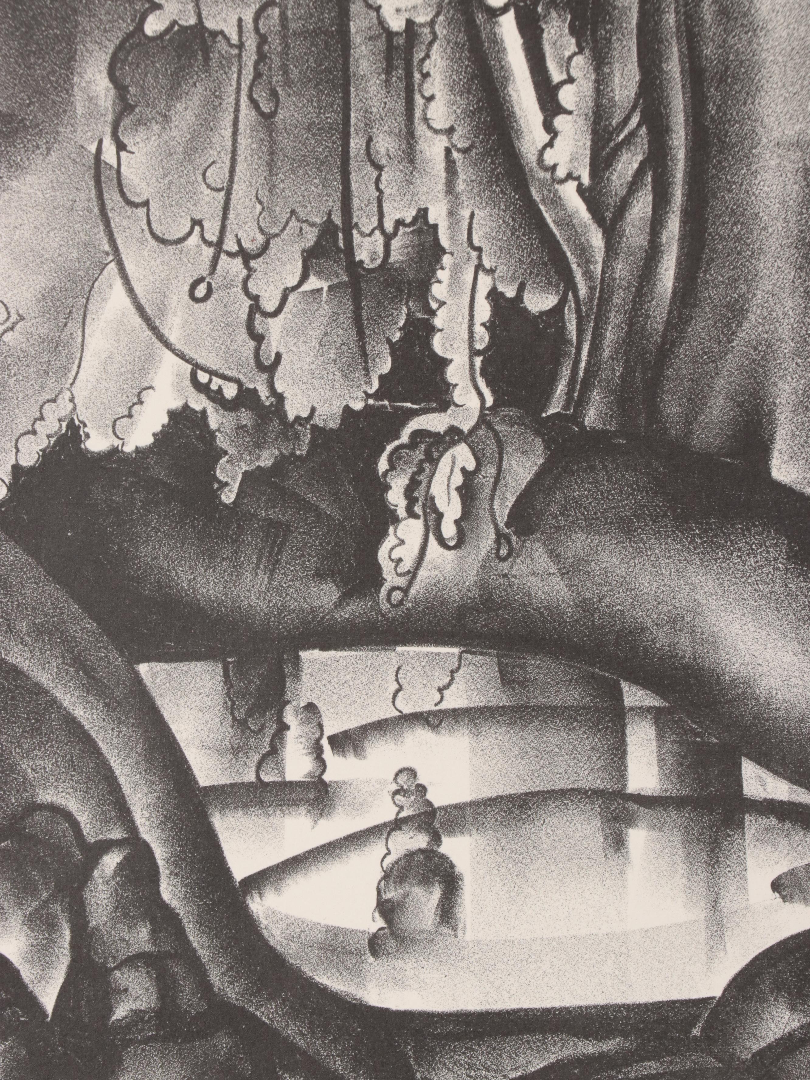 Dorothy Kent Lithograph of Landscape