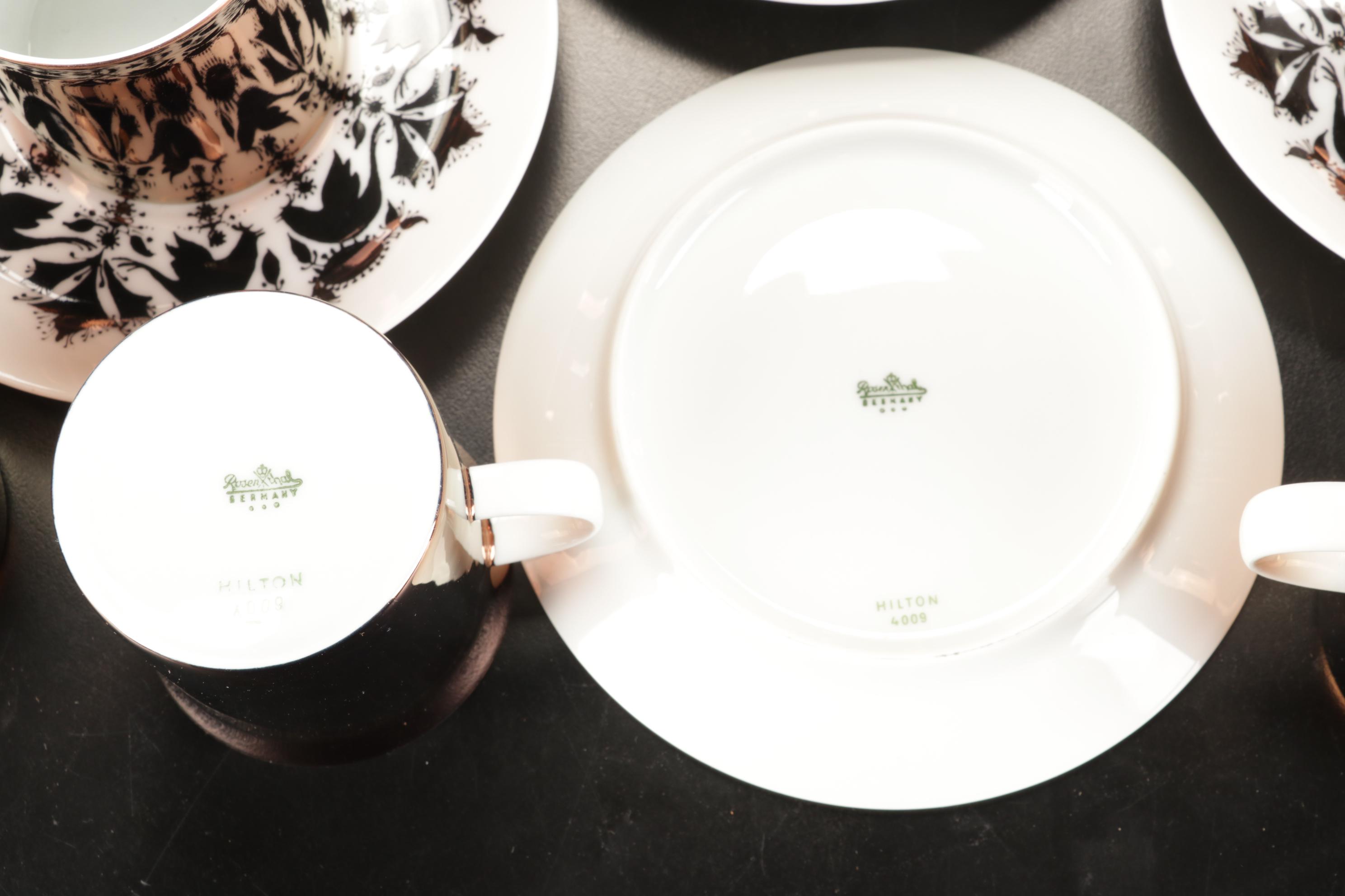 Rosenthal Studio Line "Hilton" Copper Luster Coffee Service, Late 20th Century