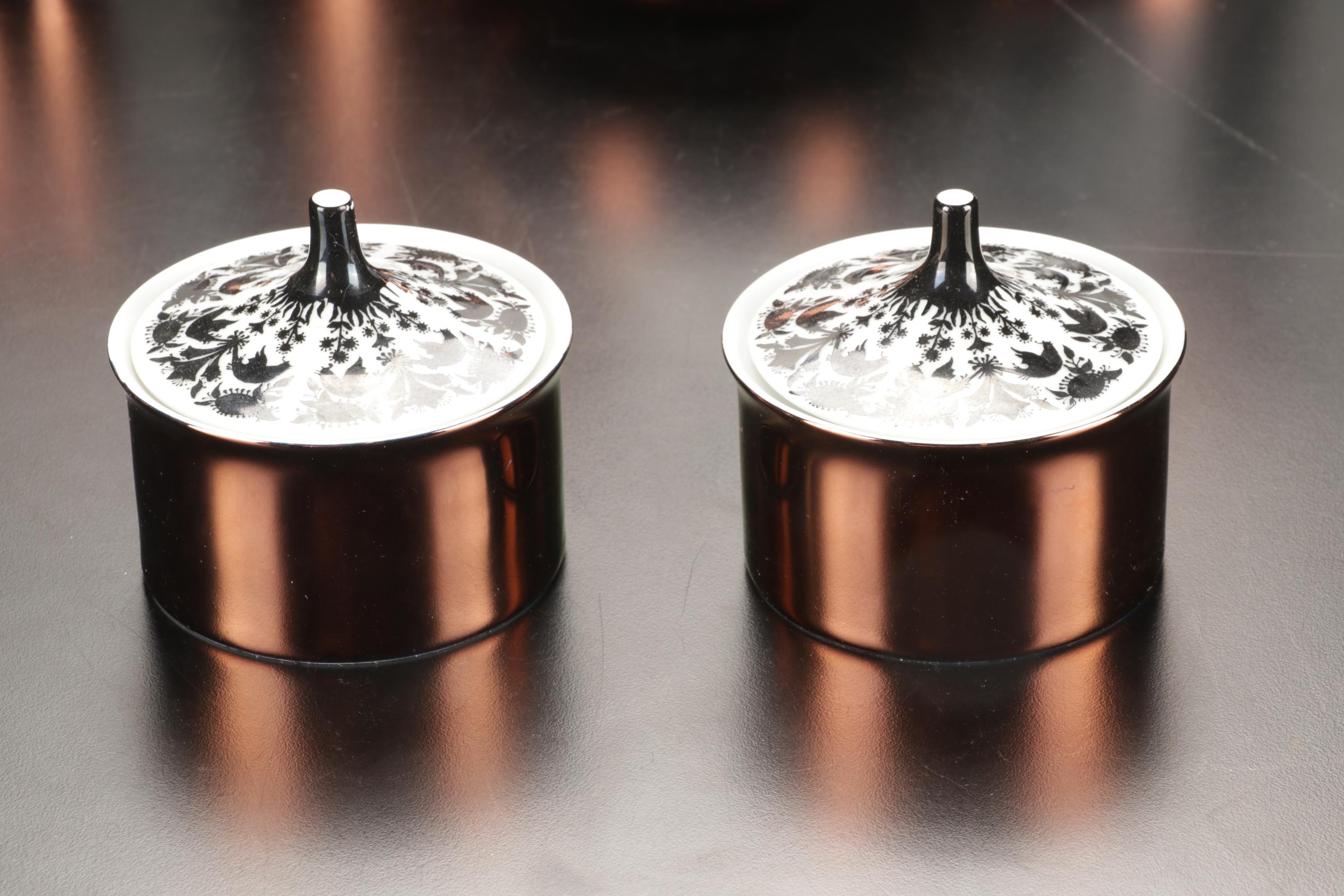 Rosenthal Studio Line "Hilton" Copper Luster Coffee Service, Late 20th Century