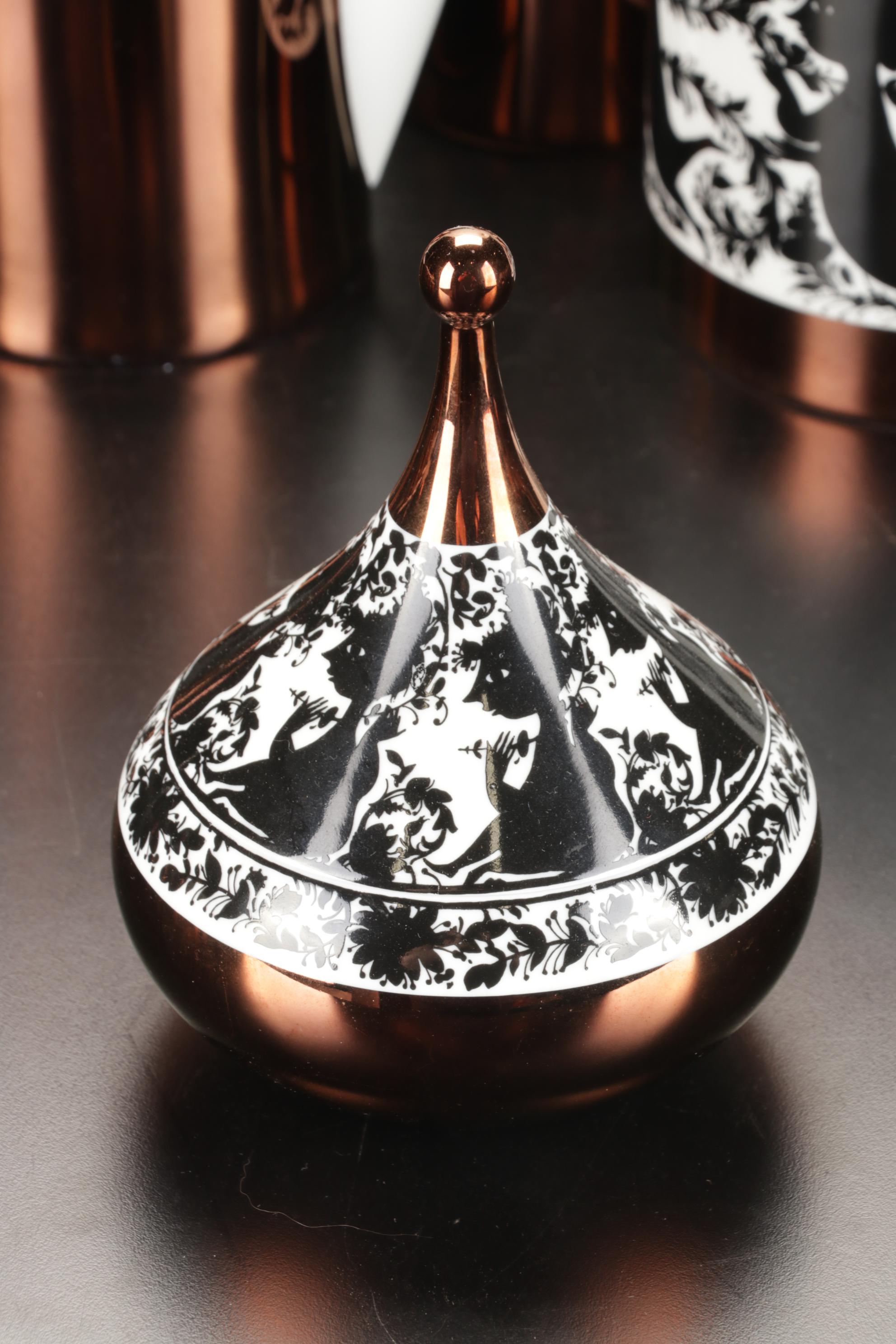 Rosenthal Studio Line "Hilton" Copper Luster Coffee Service, Late 20th Century