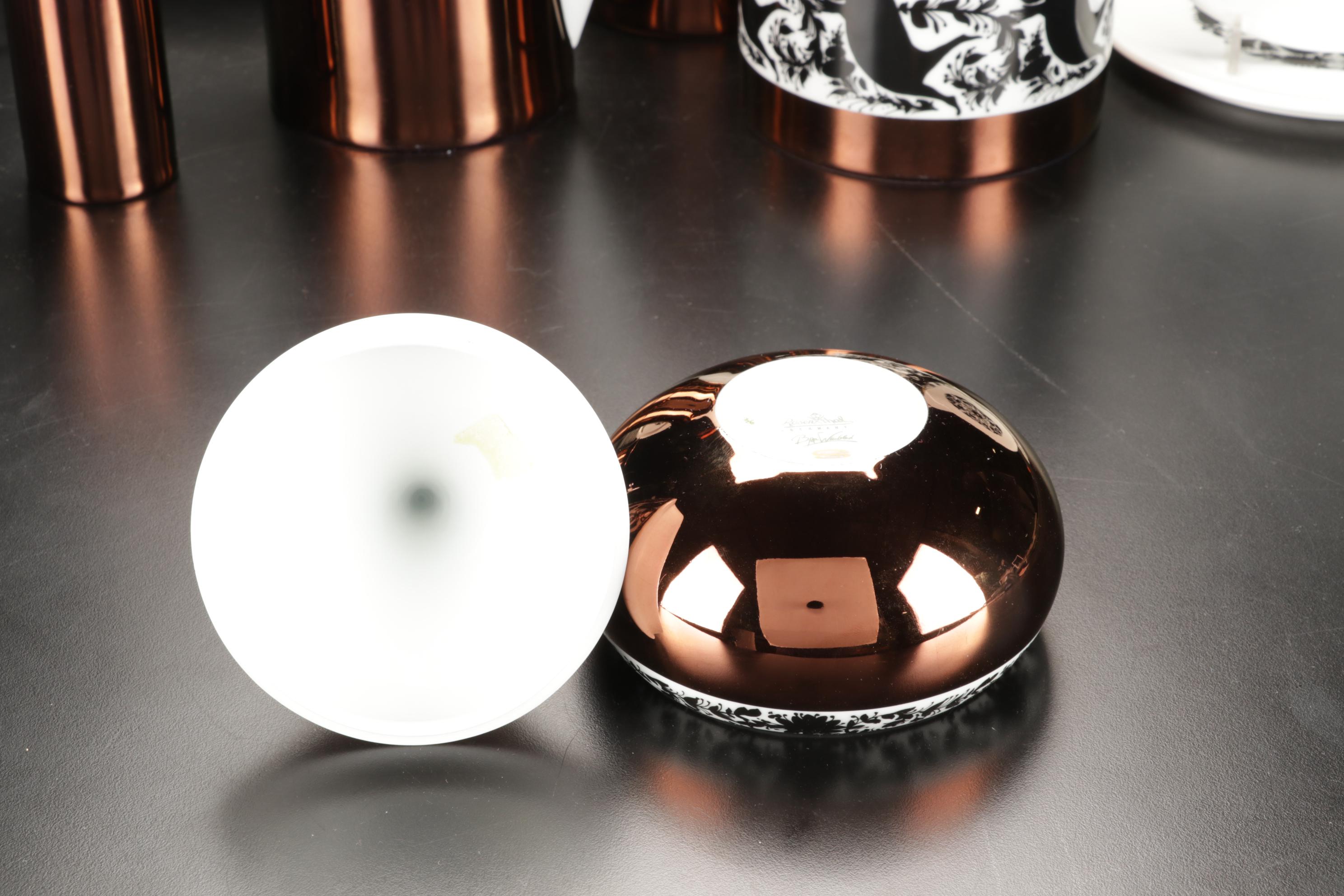 Rosenthal Studio Line "Hilton" Copper Luster Coffee Service, Late 20th Century