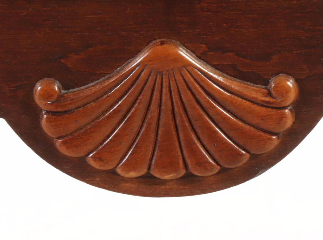 American Drew Queen Anne Style Cherrywood Console Table, Late 20th Century
