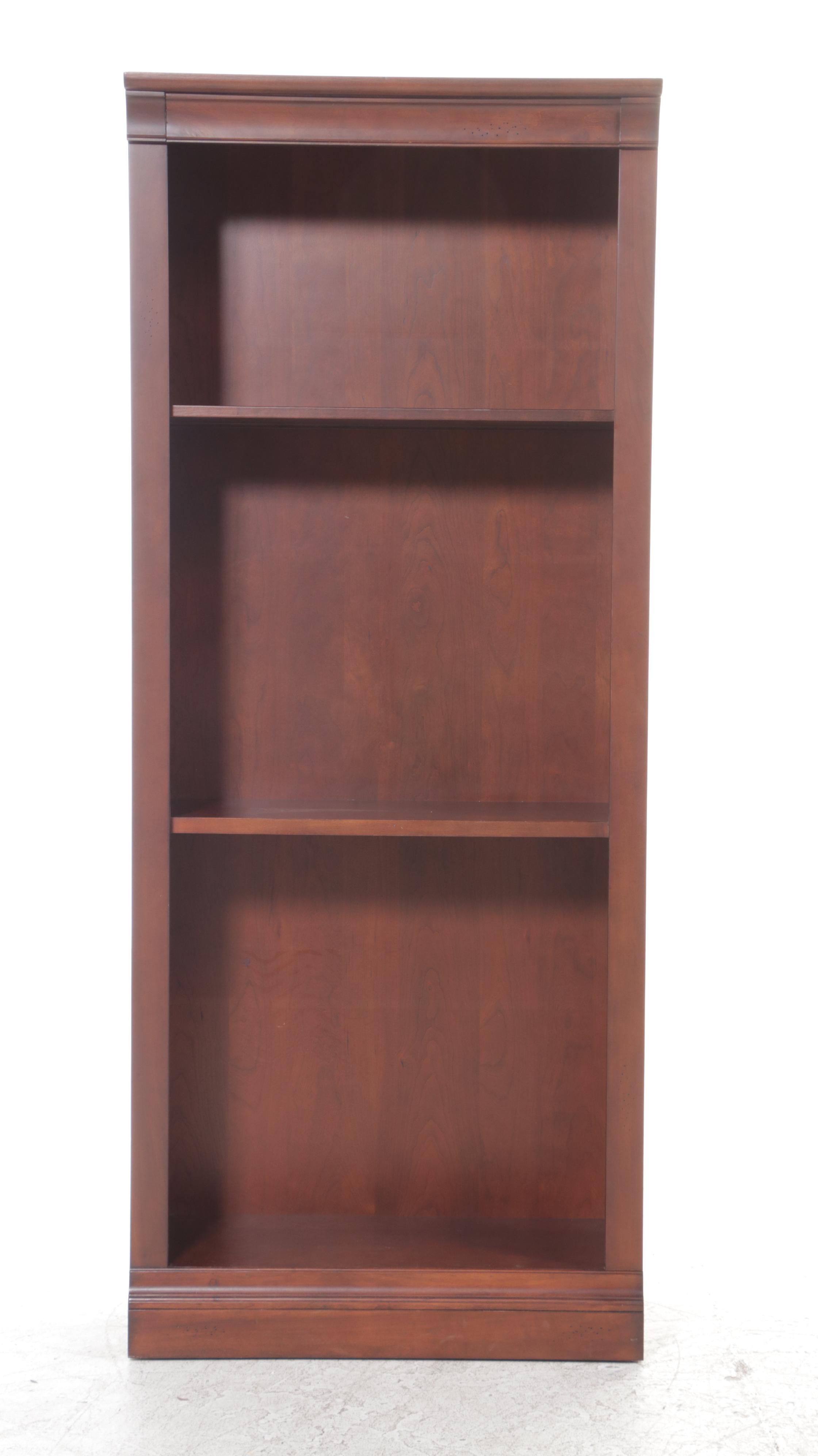 Cherry Finished Bookcases