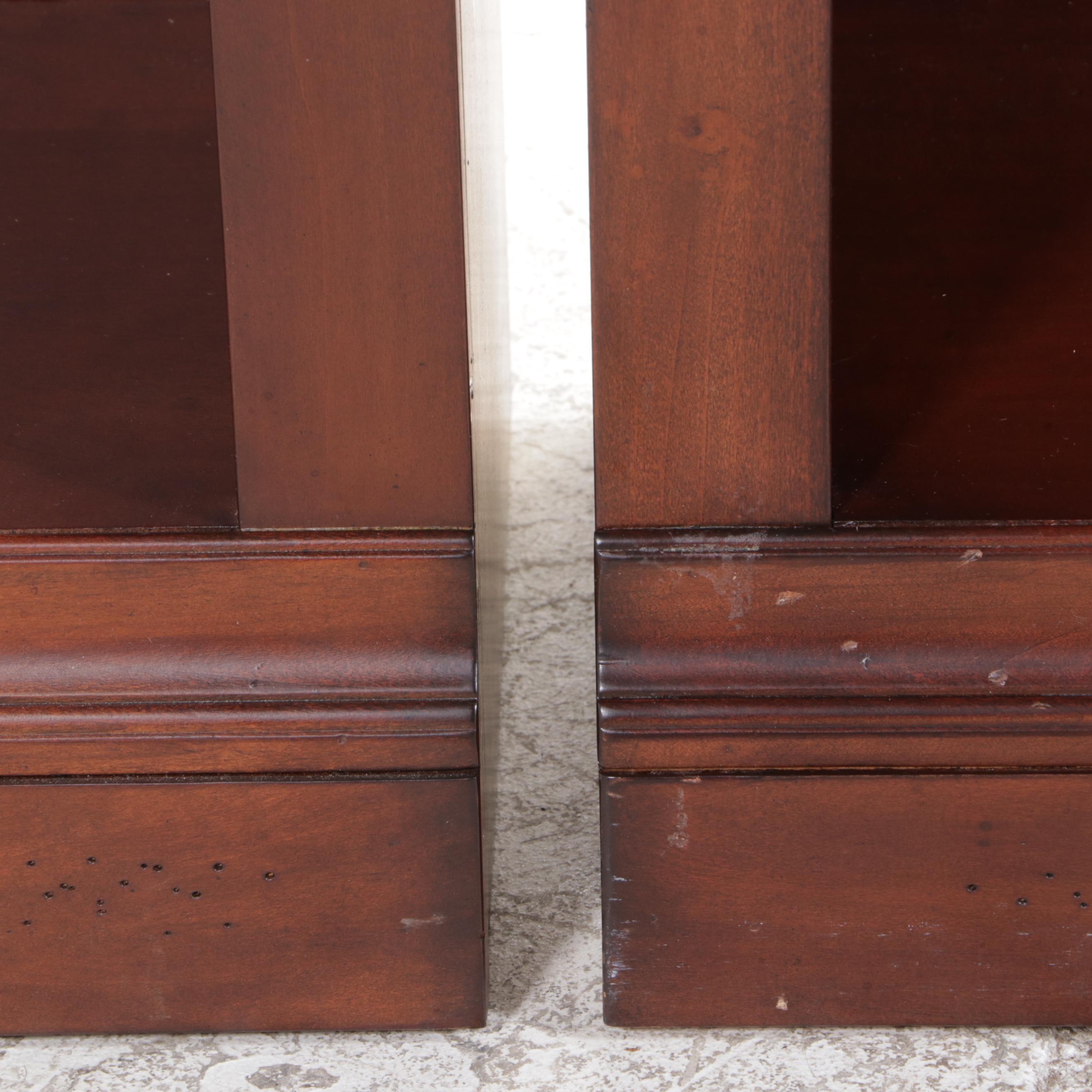 Cherry Finished Bookcases