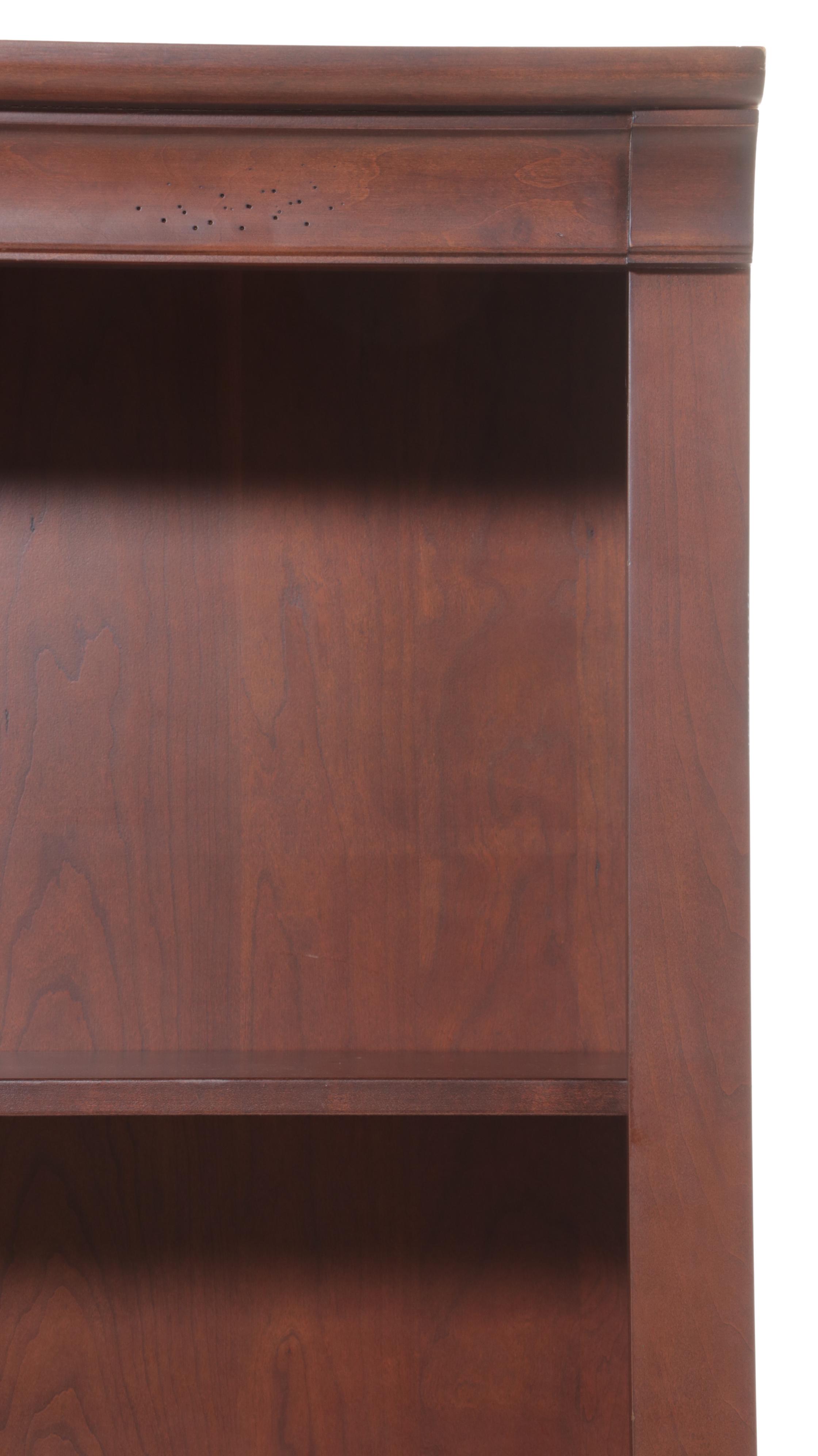 Cherry Finished Bookcases