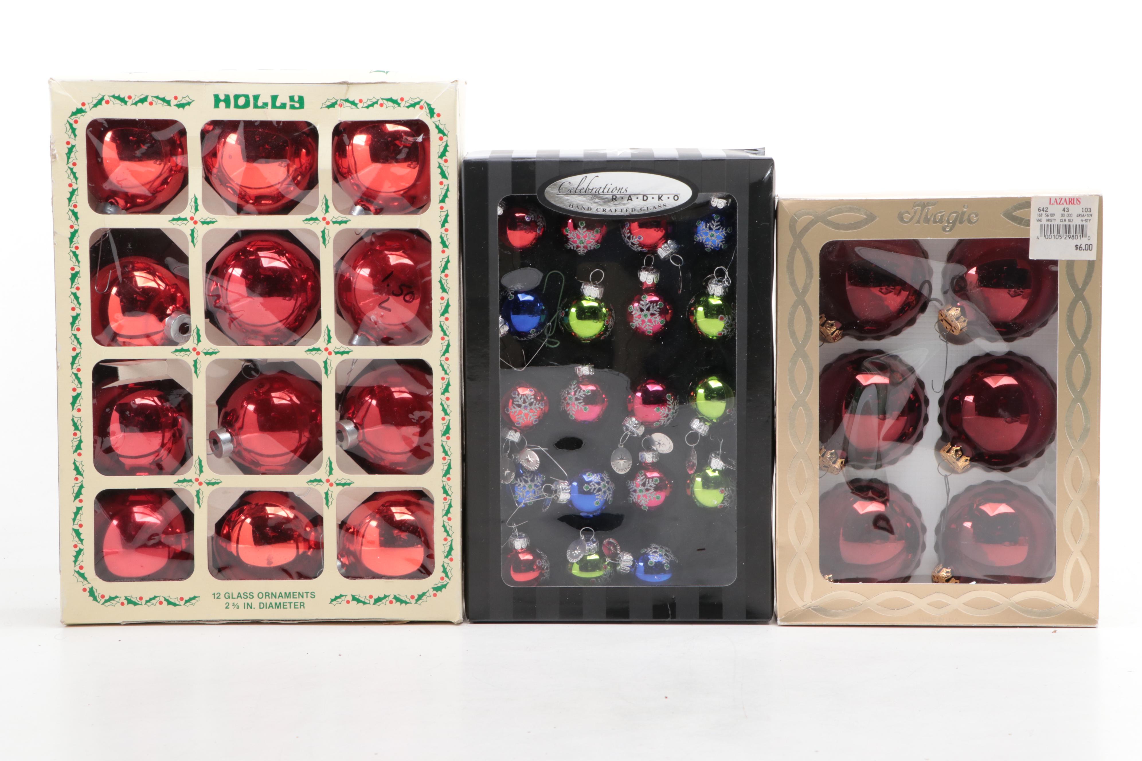 Glass Ornament and Decoration Collection