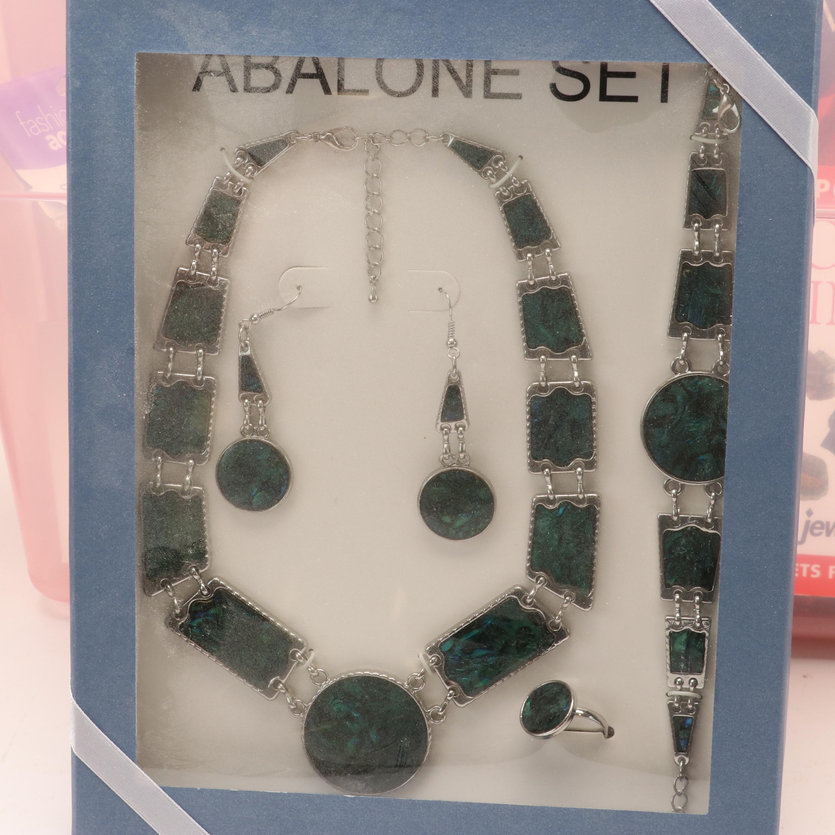 Sterling Jewelry and Various Jewelry Making Supplies Including Beads and Wires