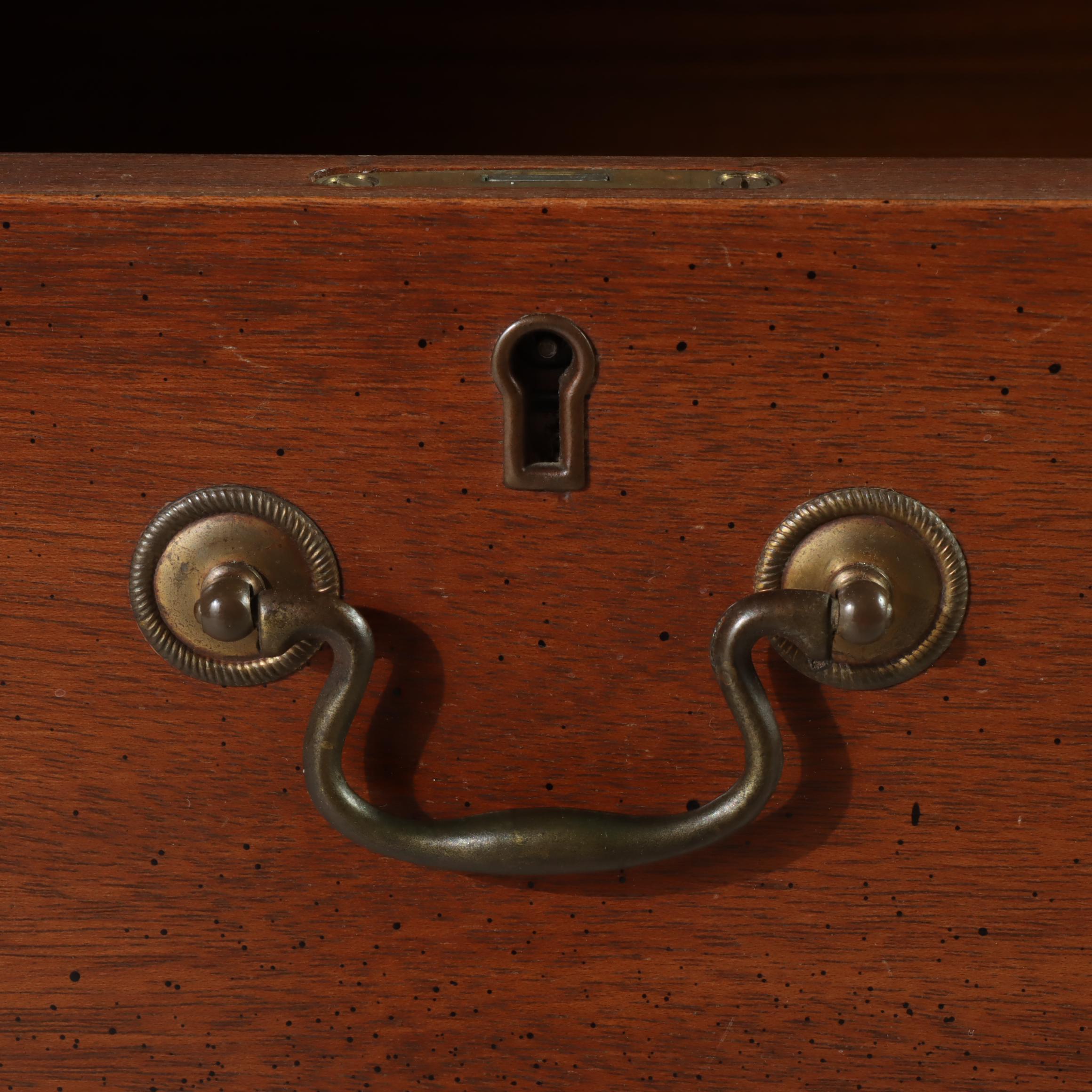 Federal Style Brass-Mounted Mahogany Sideboard, Late 20th Century