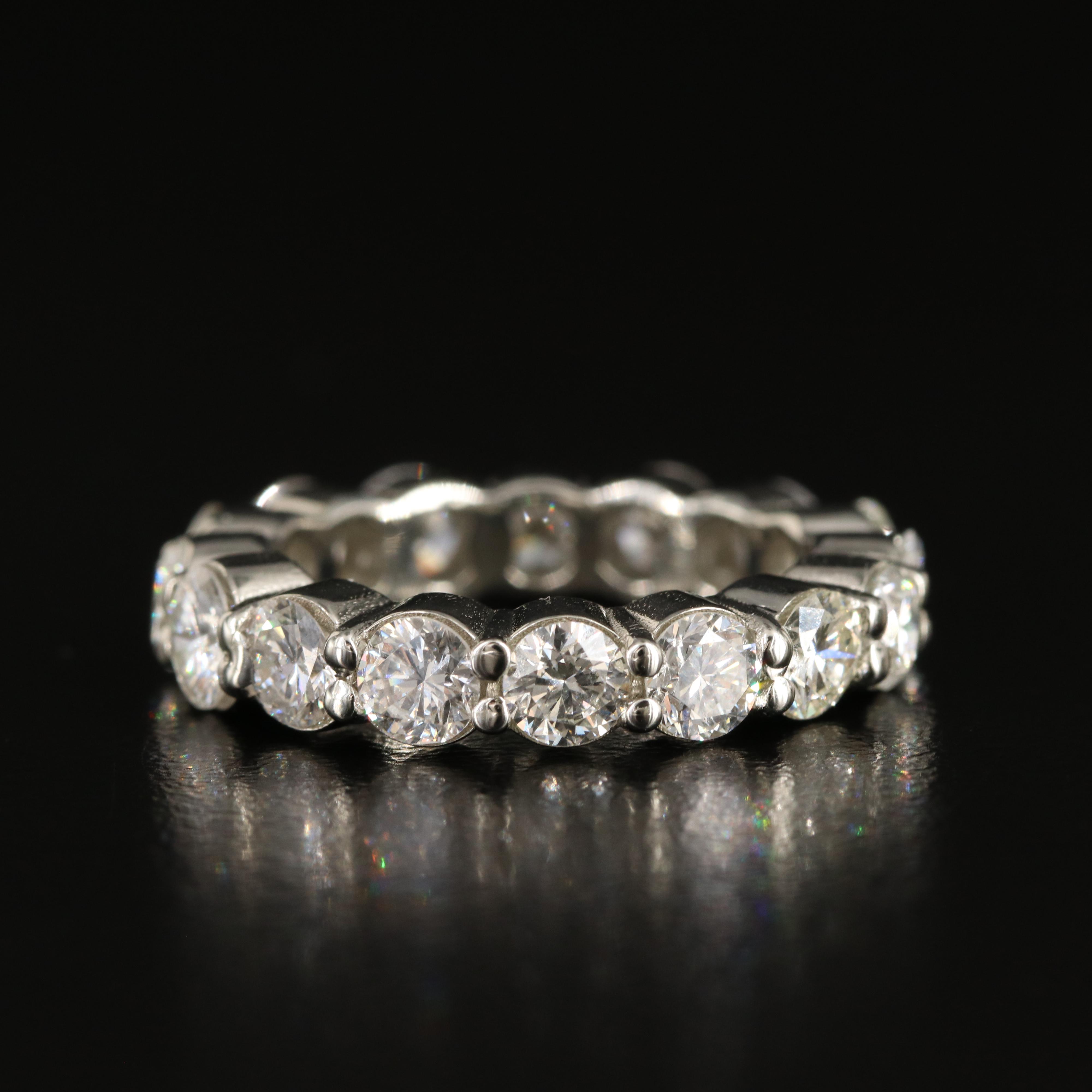 18K 4.00 CTW Diamond Eternity Band