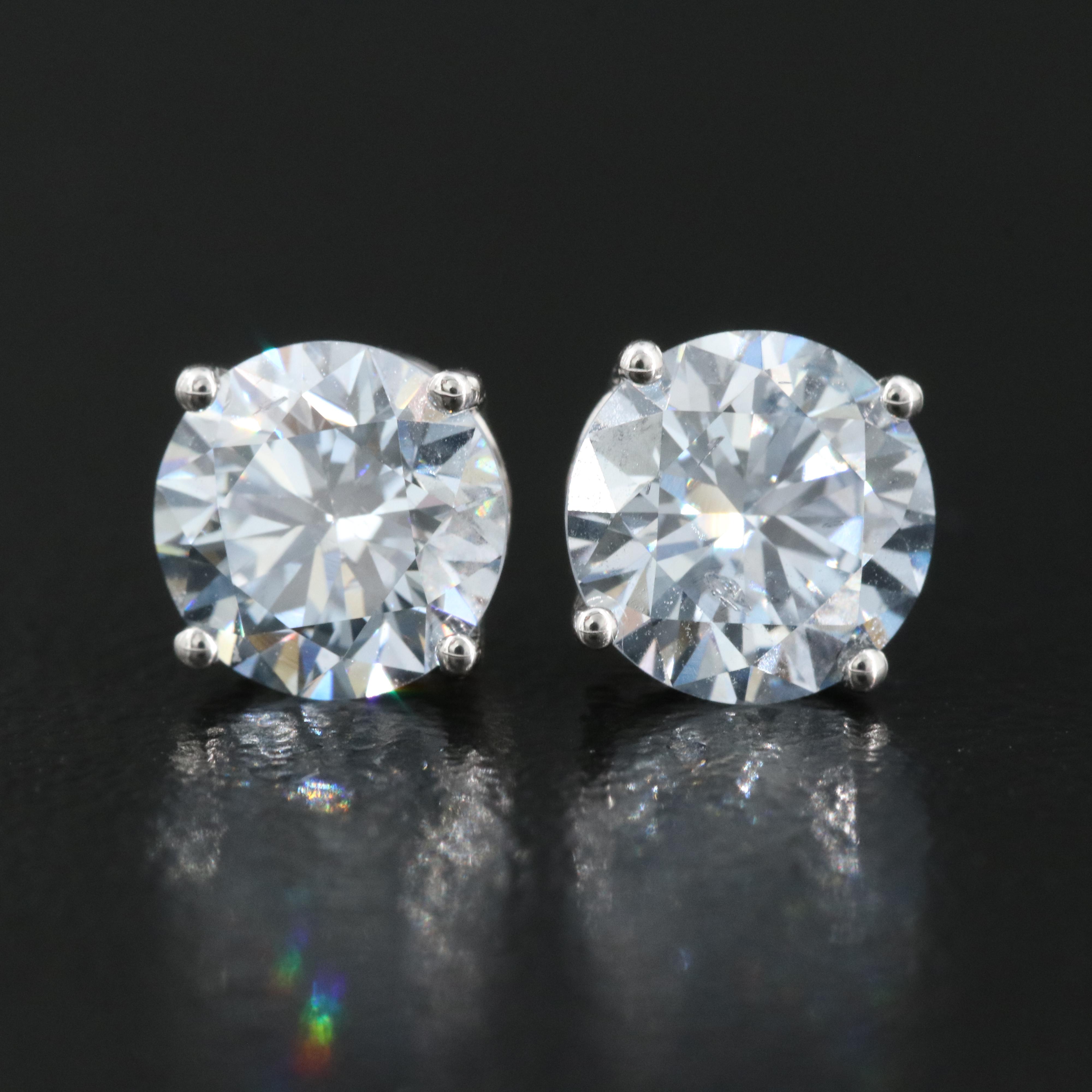 14K 1.97 CTW Lab Grown Diamond Stud Earrings