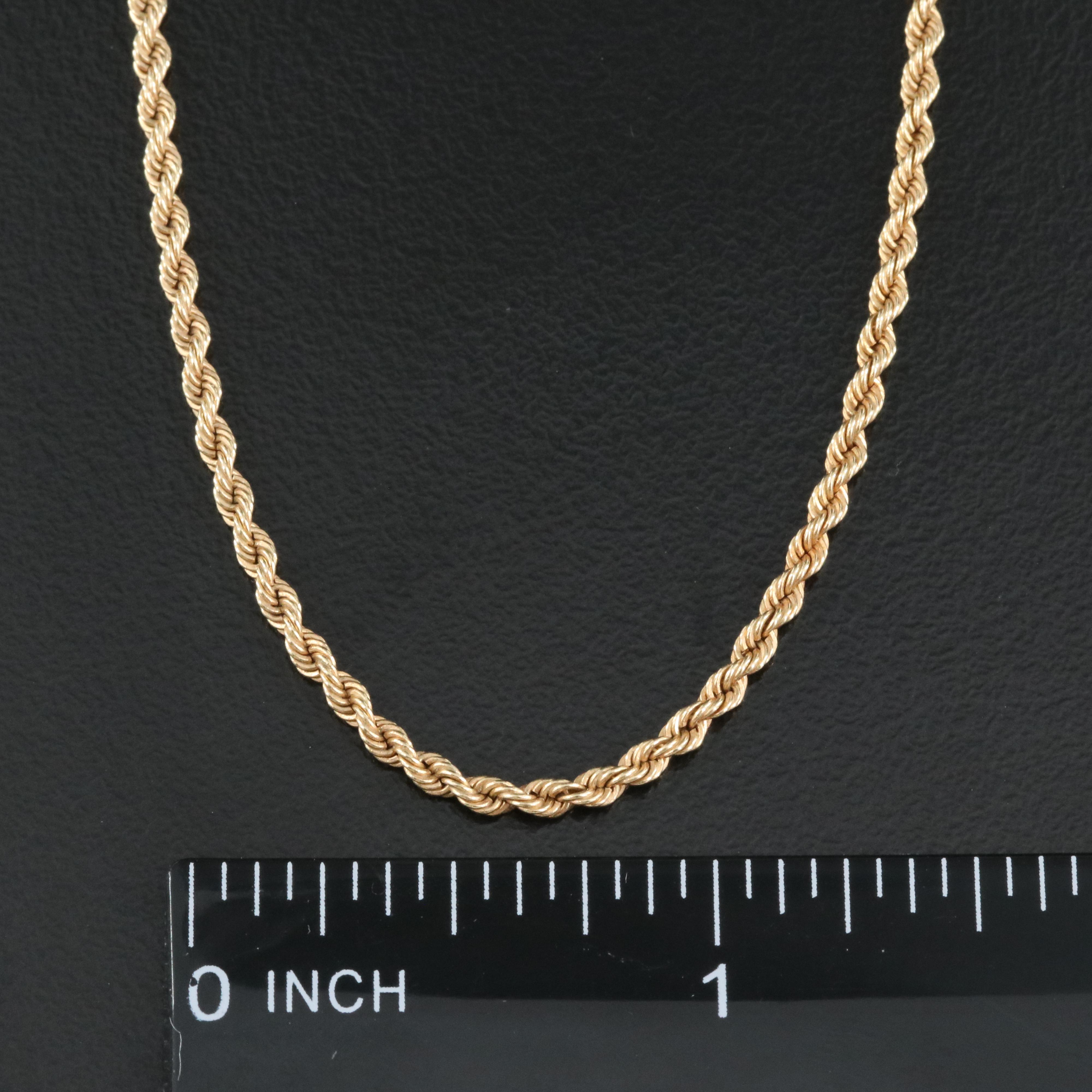 14K Rope Chain