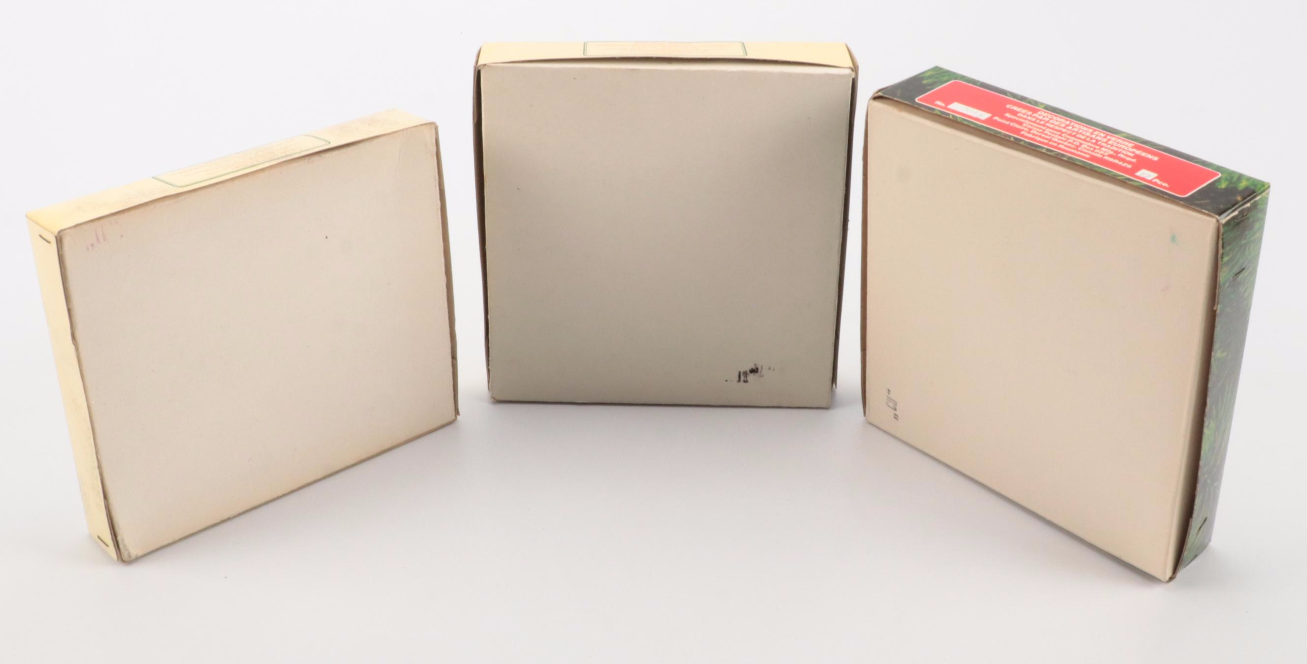 Blown Glass Rainbow Trout Christmas Ornament With Other Glass Ornaments