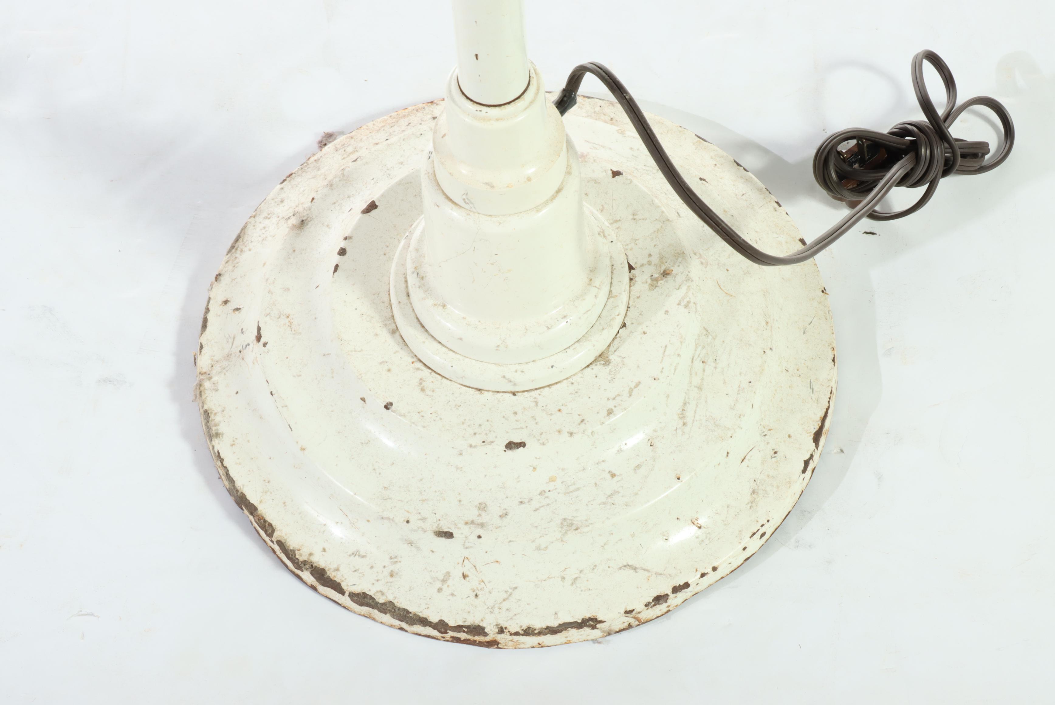 Art Specialty of Chicago Industrial Metal Articulated Floor Lamp with Magnifier