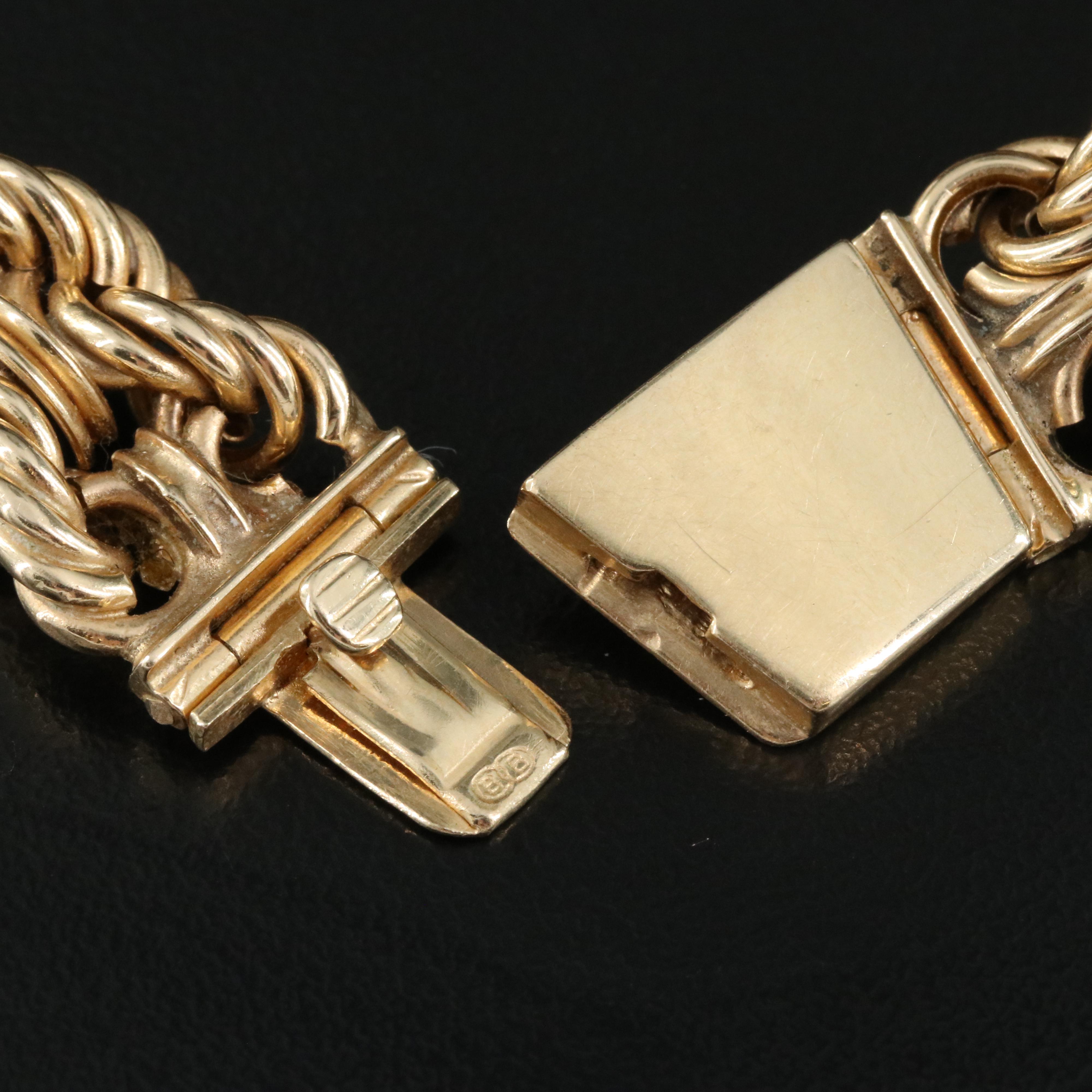 14K Braided Rope Necklace