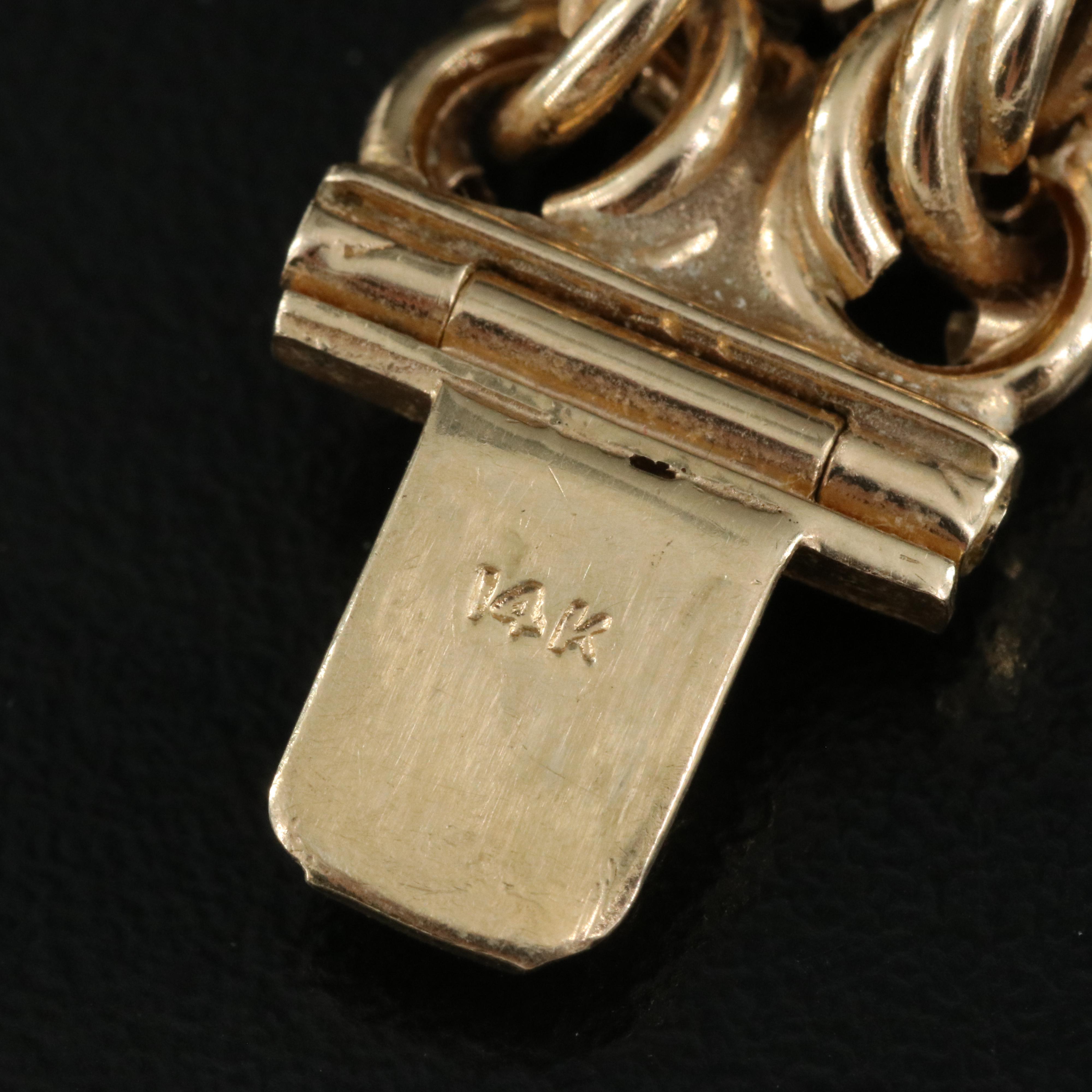 14K Braided Rope Necklace