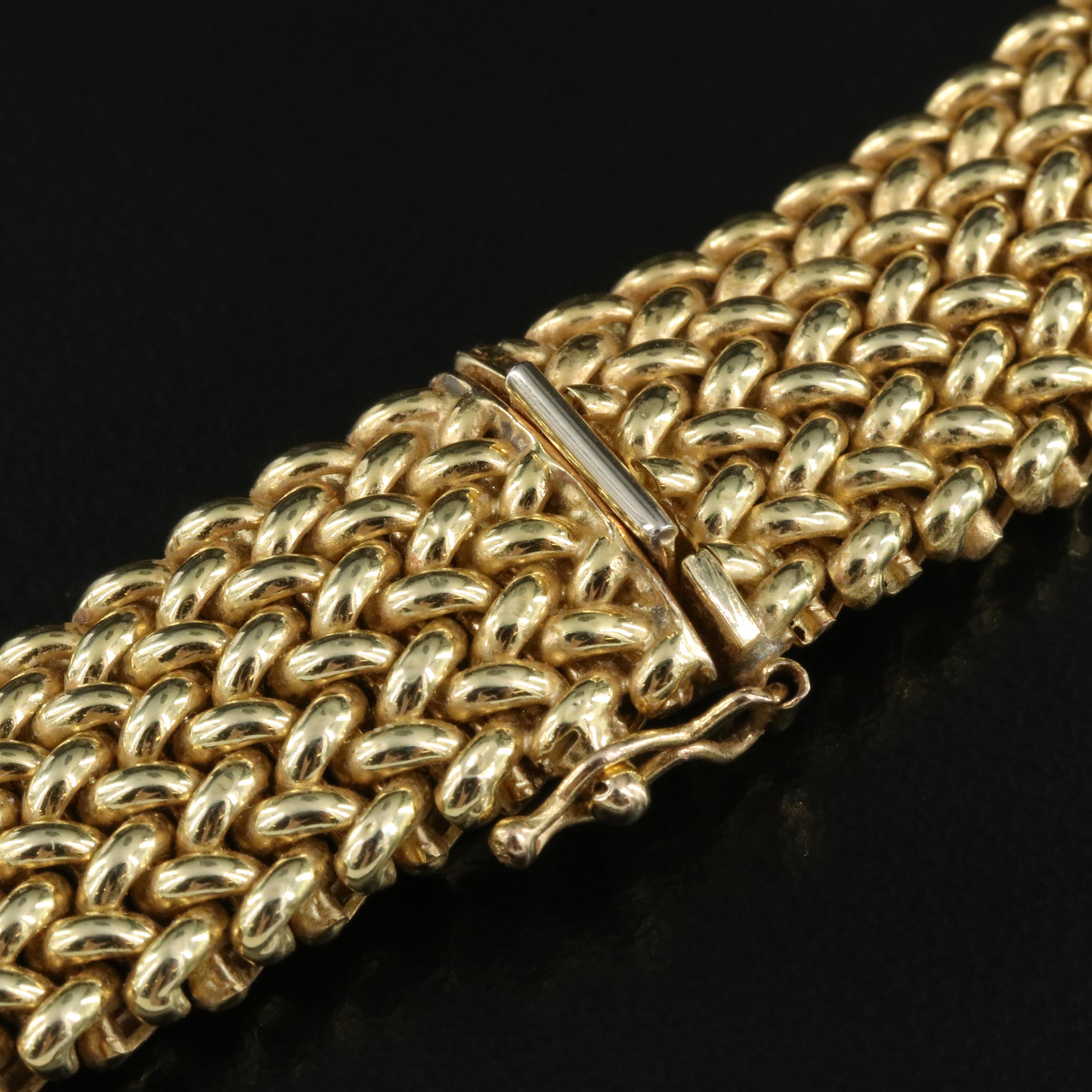 Italian 14K Mesh Necklace