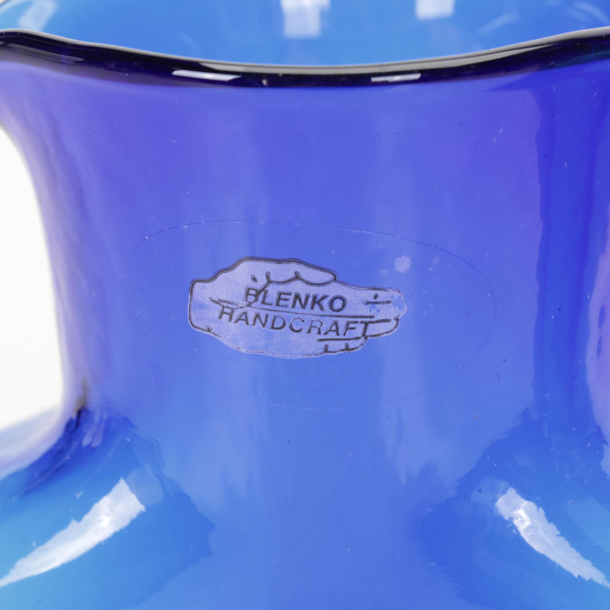 Blenko Blown Glass Water Bottles