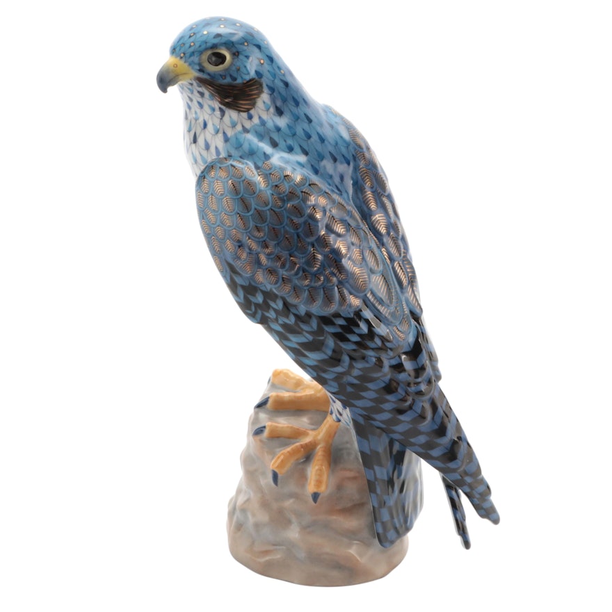 Herend Reserve Limited Edition "Peregrine Falcon" Porcelain Figurine